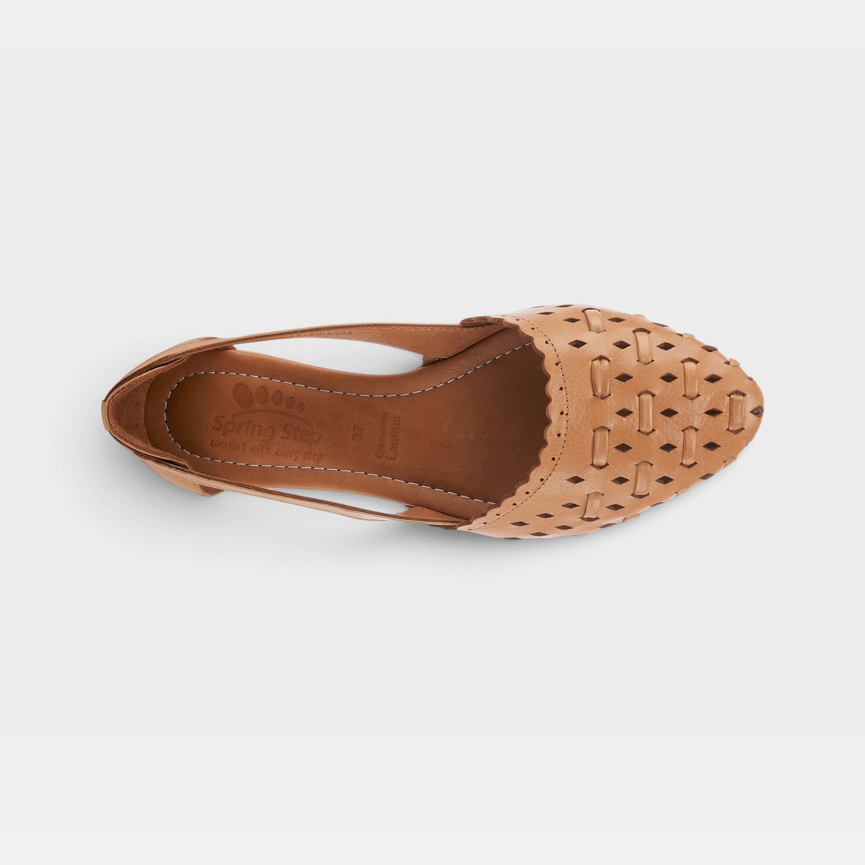 Spring Step Delorse Camel Shoe