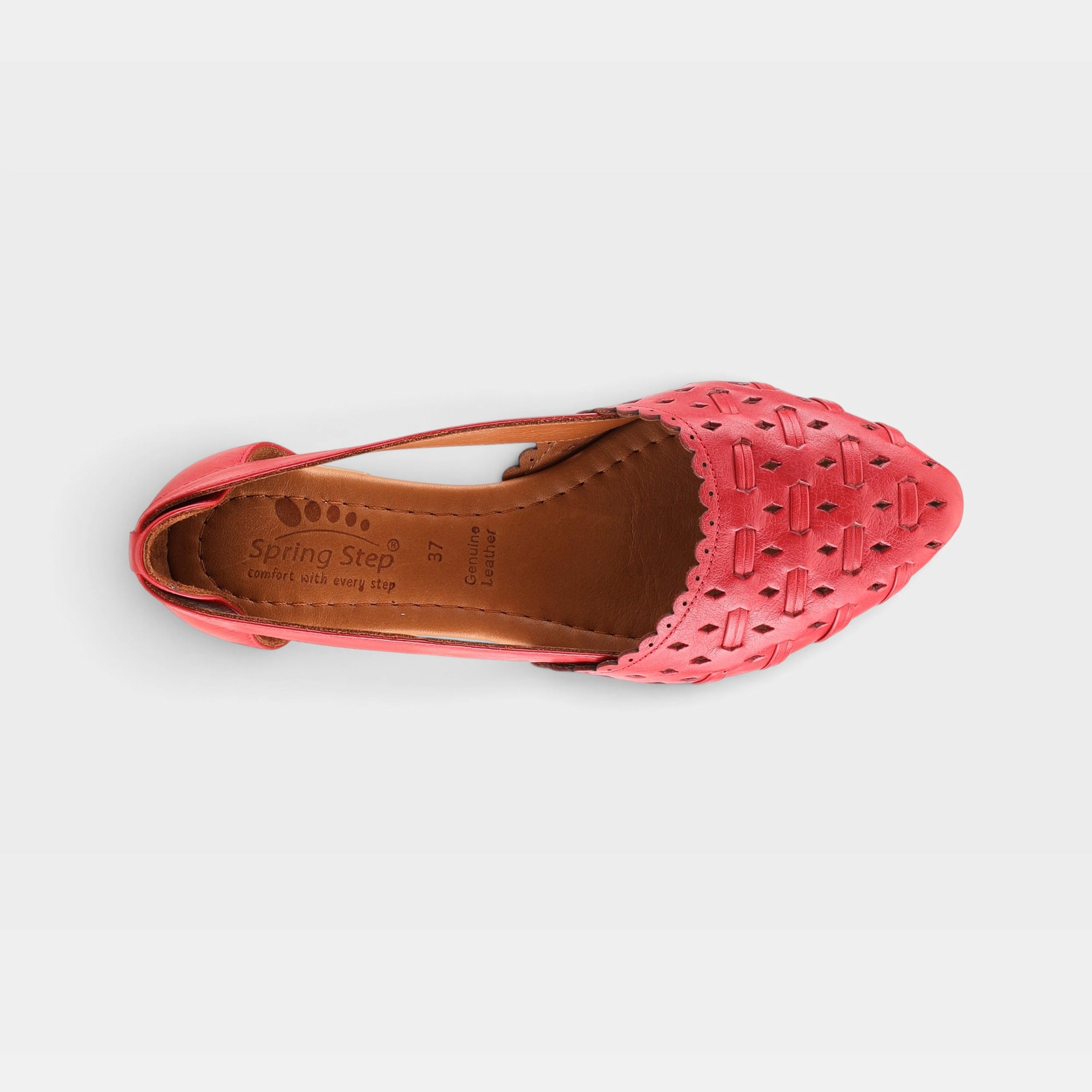 Spring Step Delorse Red Shoe