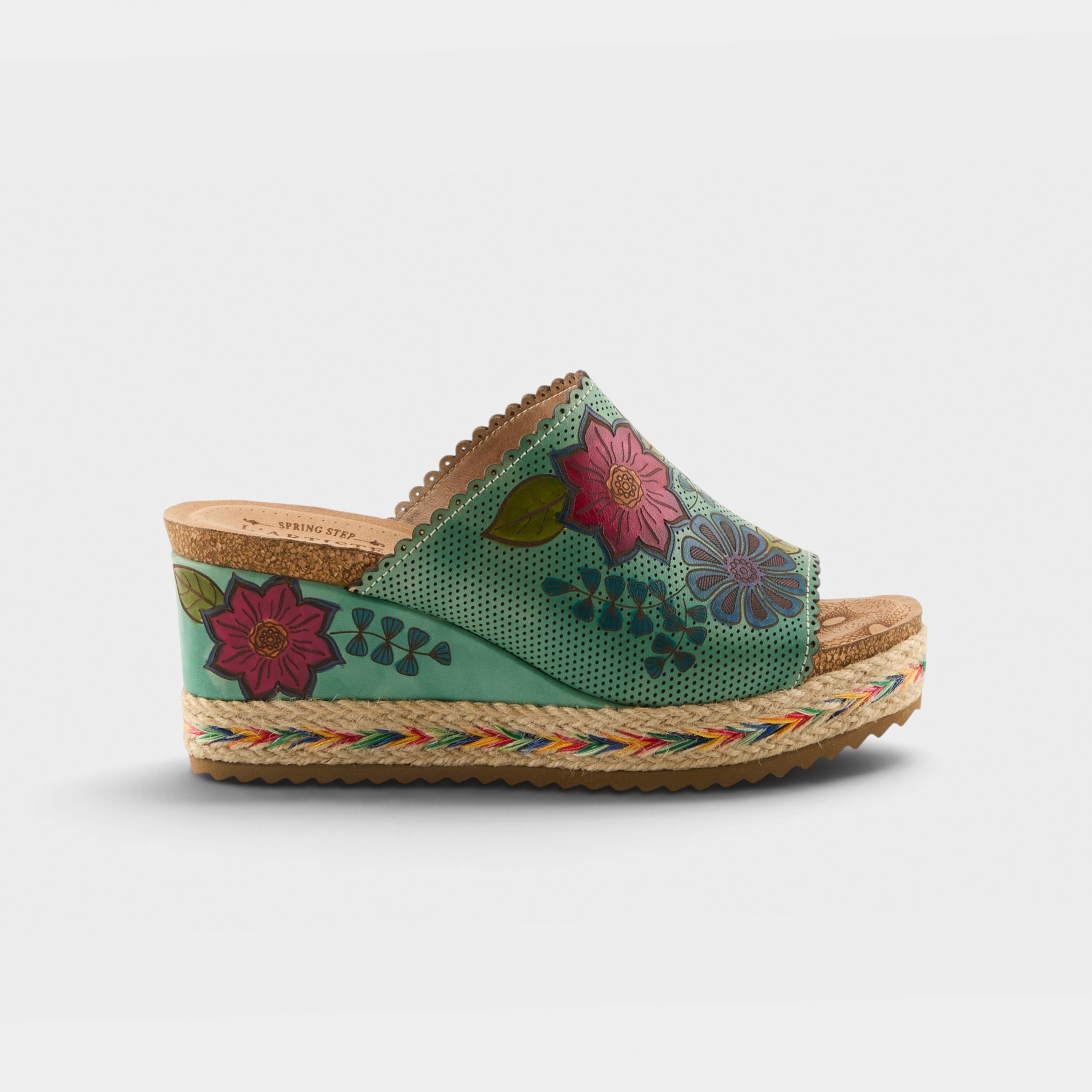 L'Artiste Delraybeach Wedge Heel Sandals - Spring Step Shoes