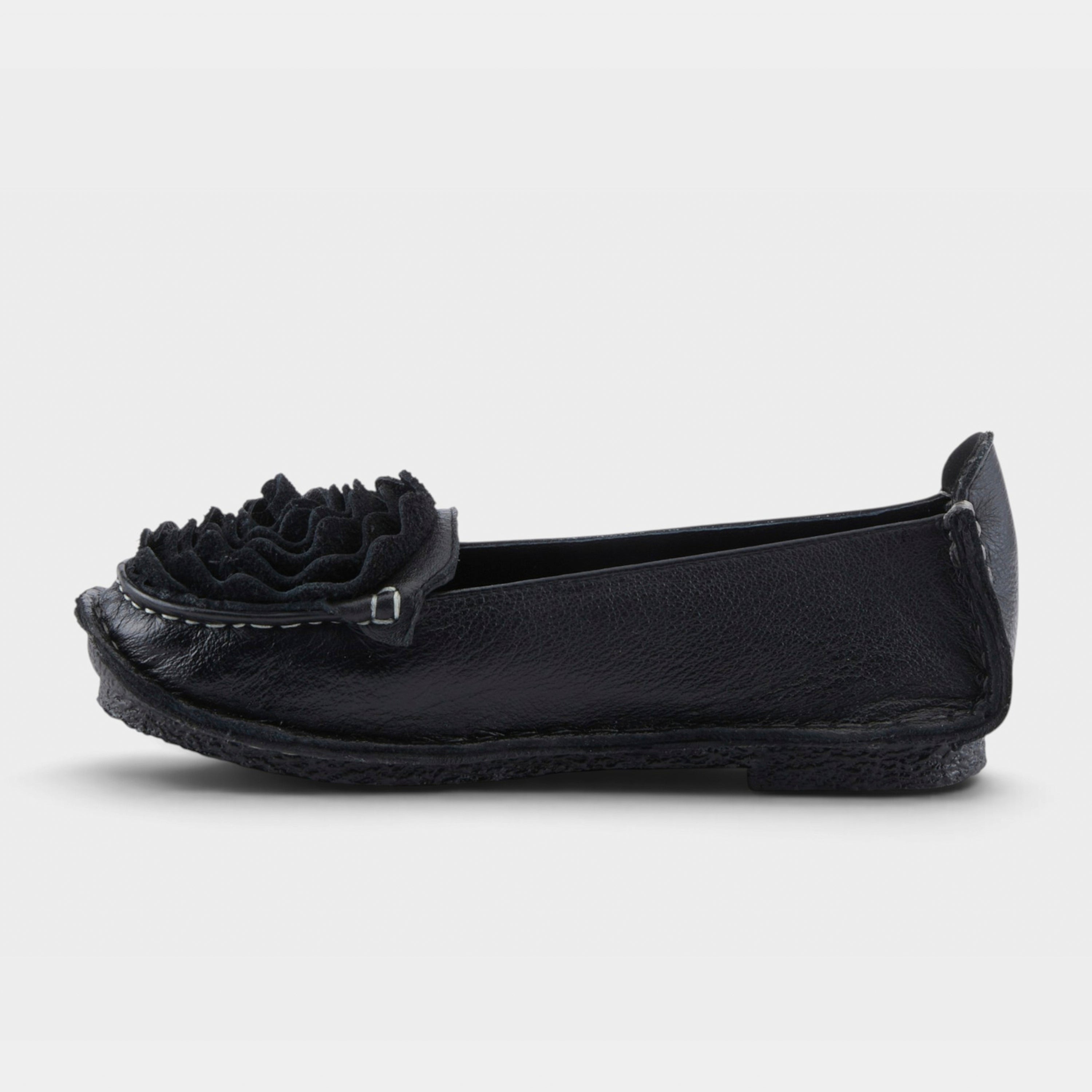 L'Artiste Dezi slip-on shoes in Black, side view
