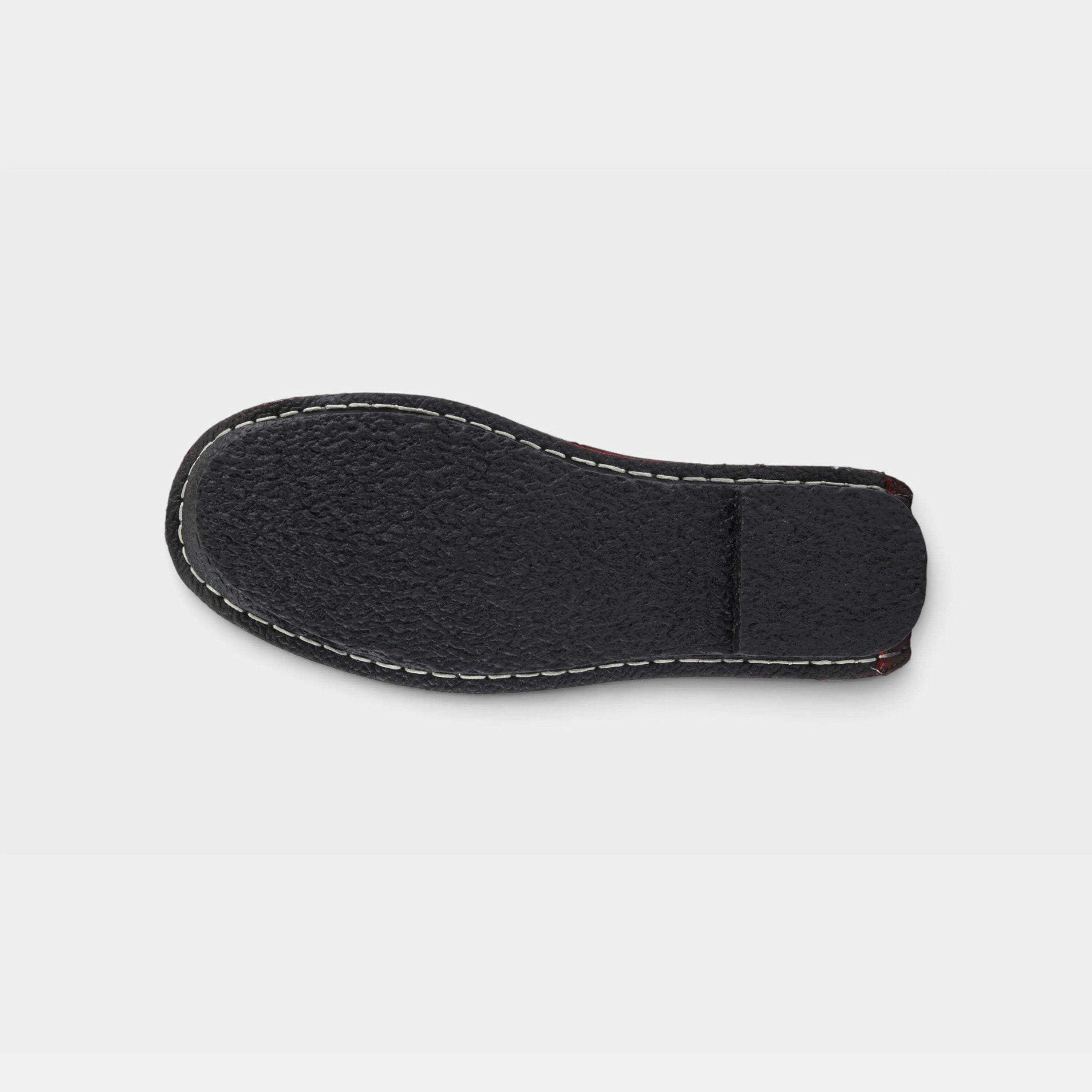 L'Artiste Dezi slip-on shoes in Red, outsole view