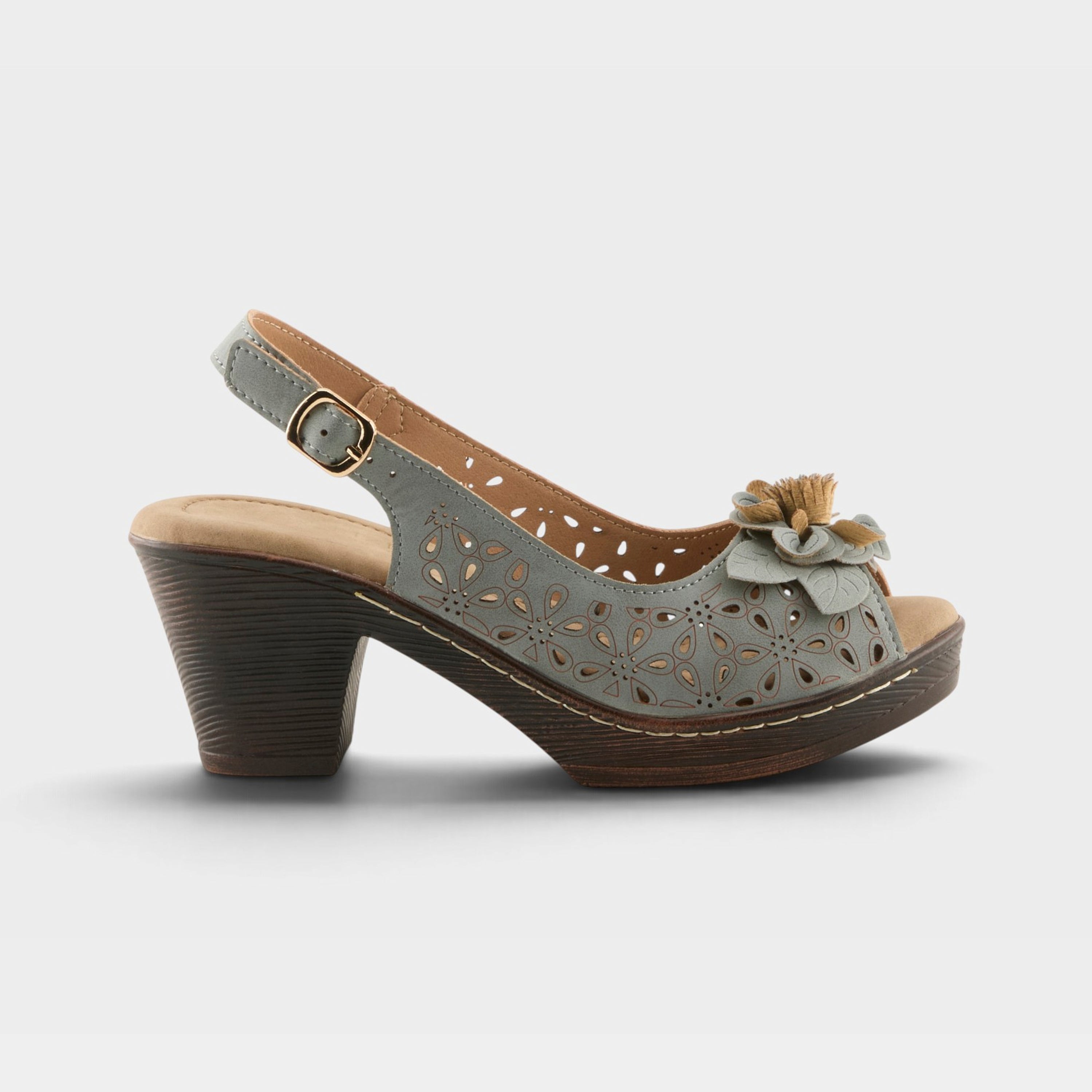Patrizia Doriday Blue Slingback Sandal