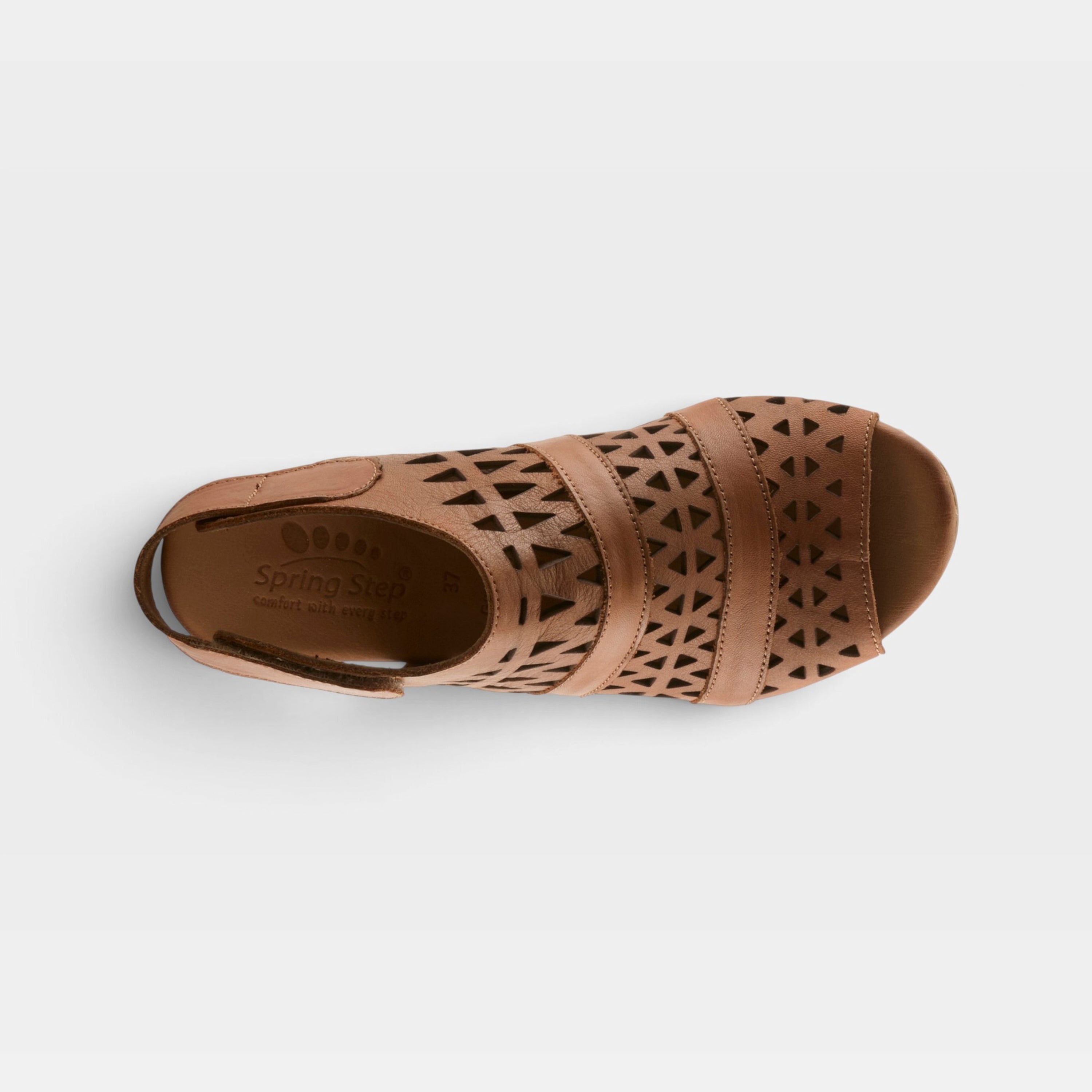 Spring Step Dorotha Brown Sandal