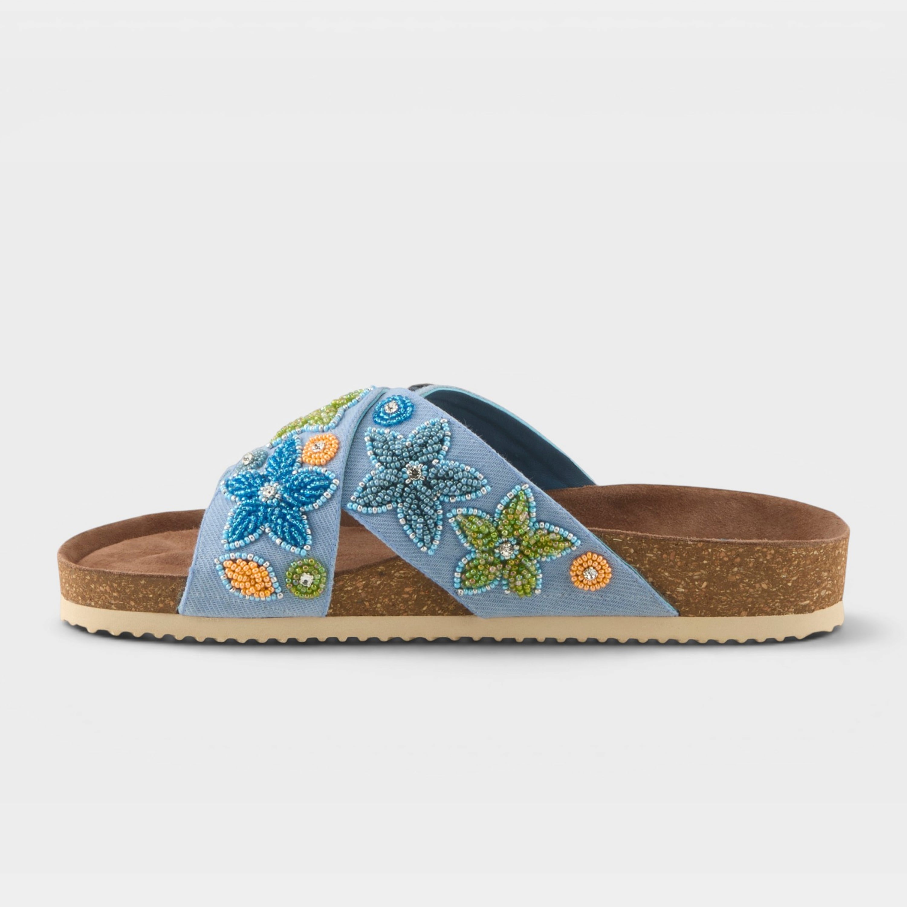 Azura Eilish Blue Multi Sandal