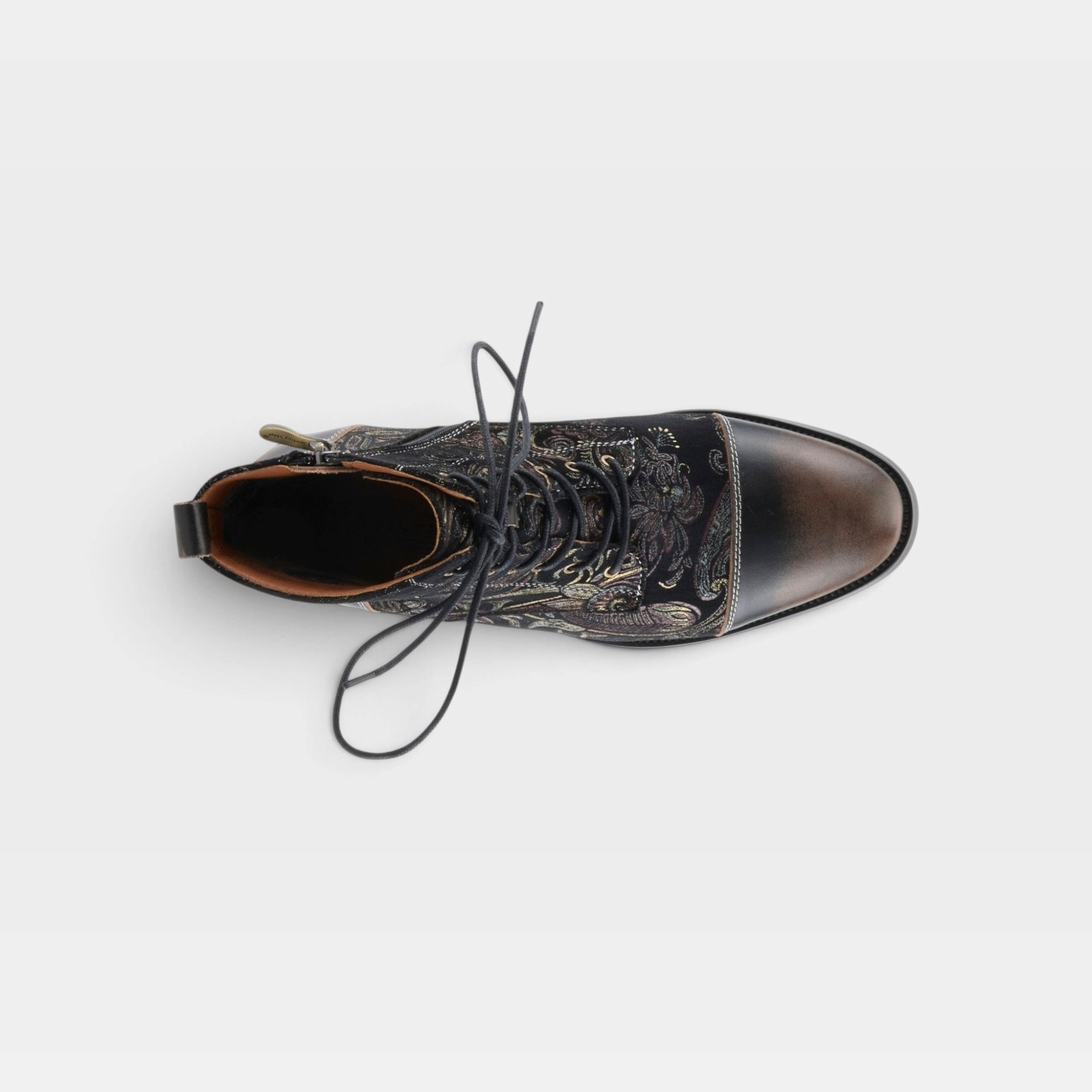 L'Artiste Men Elton Brown Multi Bootie