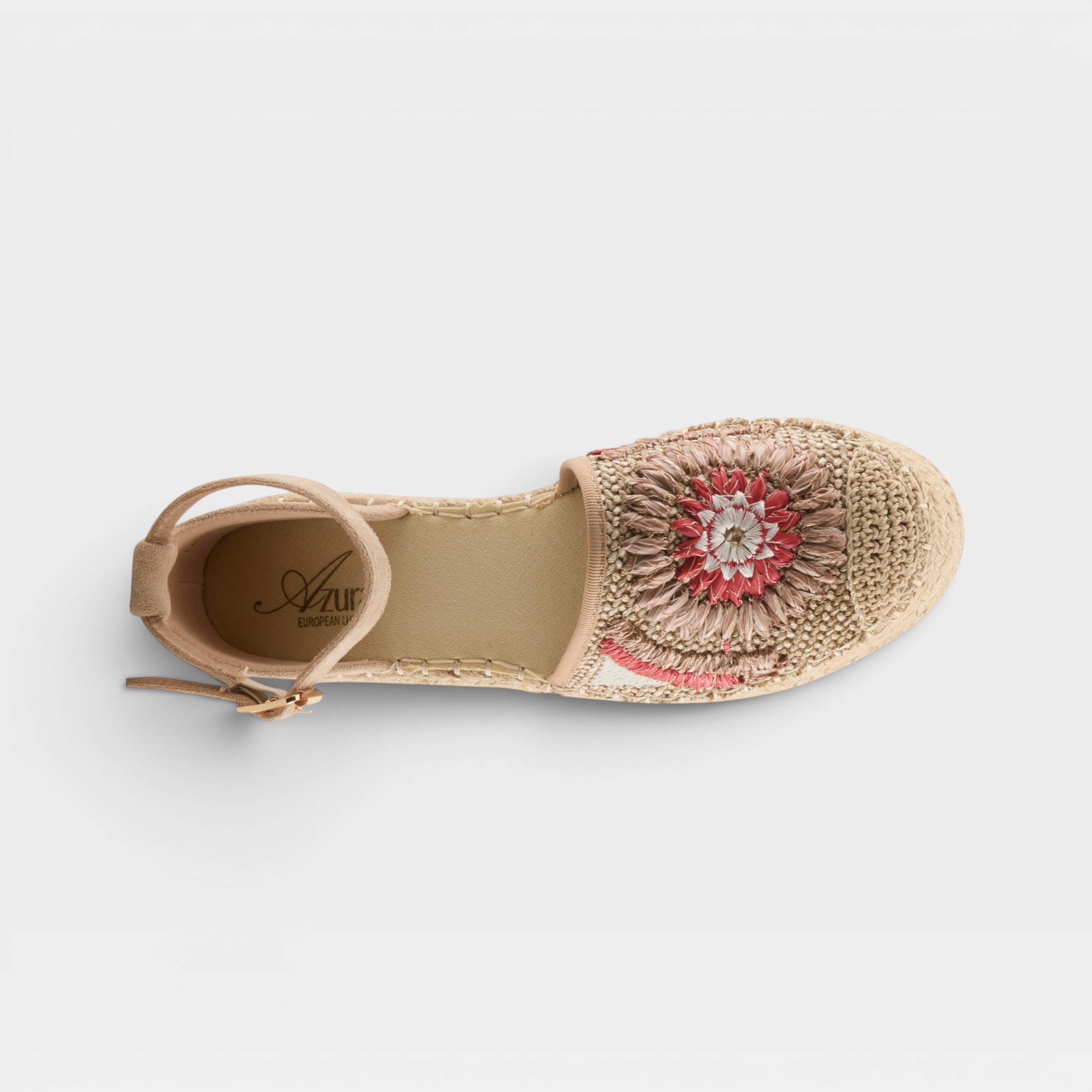 Azura Endlessluv Beige Multi Espadrille