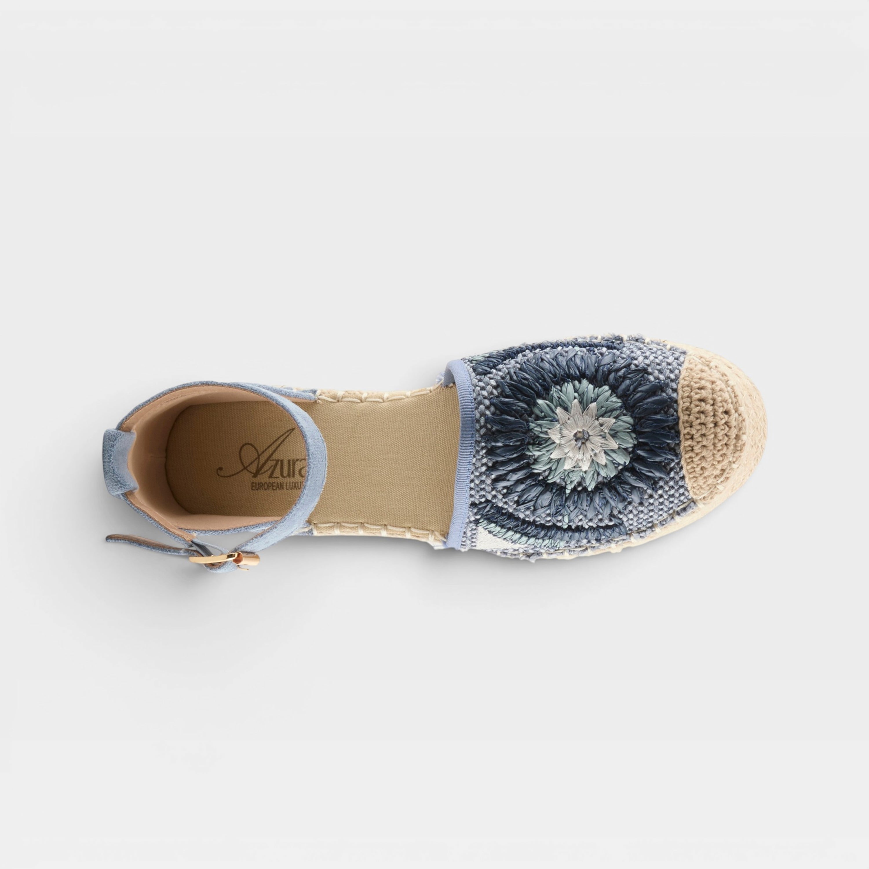 Azura Endlessluv Blue Multi Espadrille