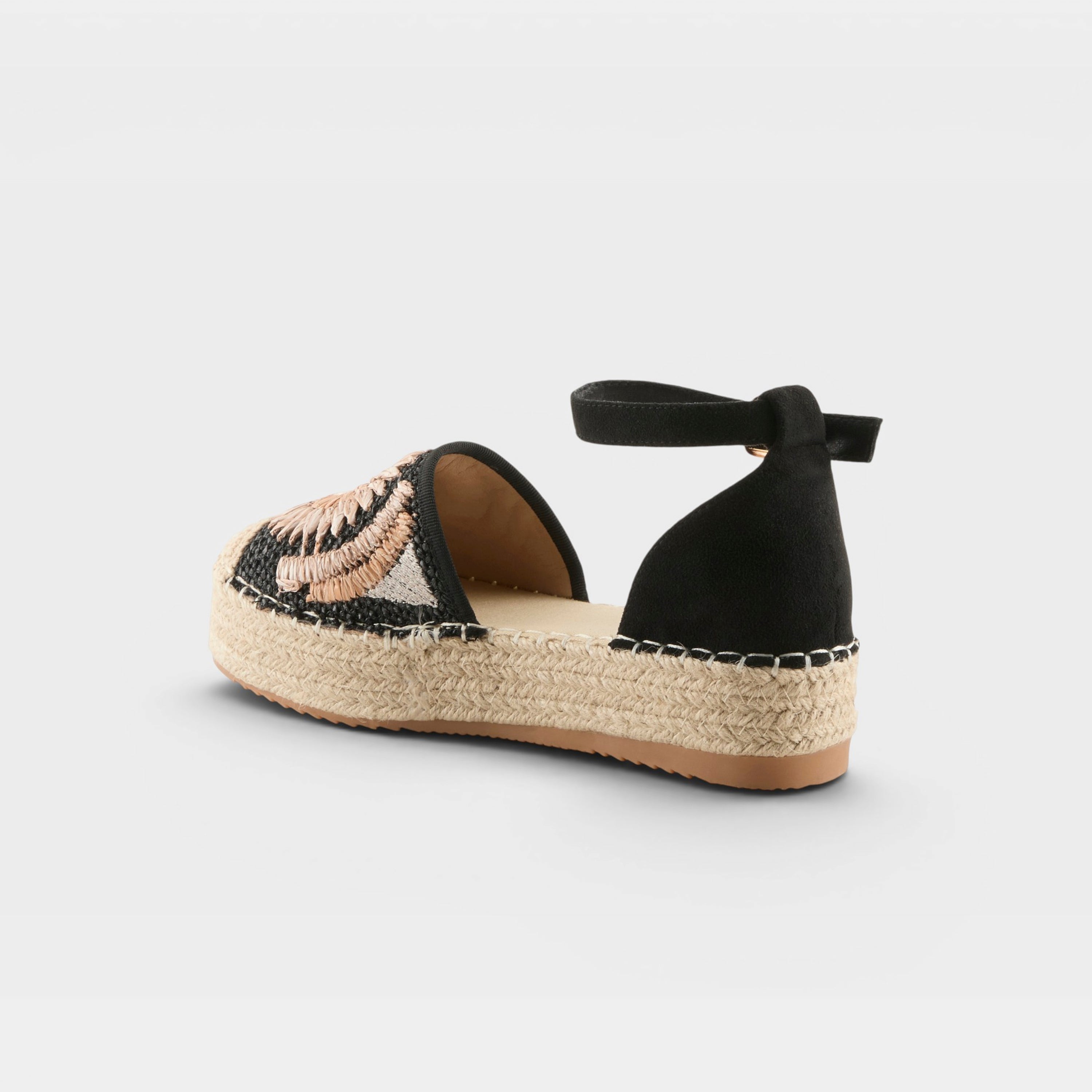 Azura Endlessluv Black Multi Espadrille