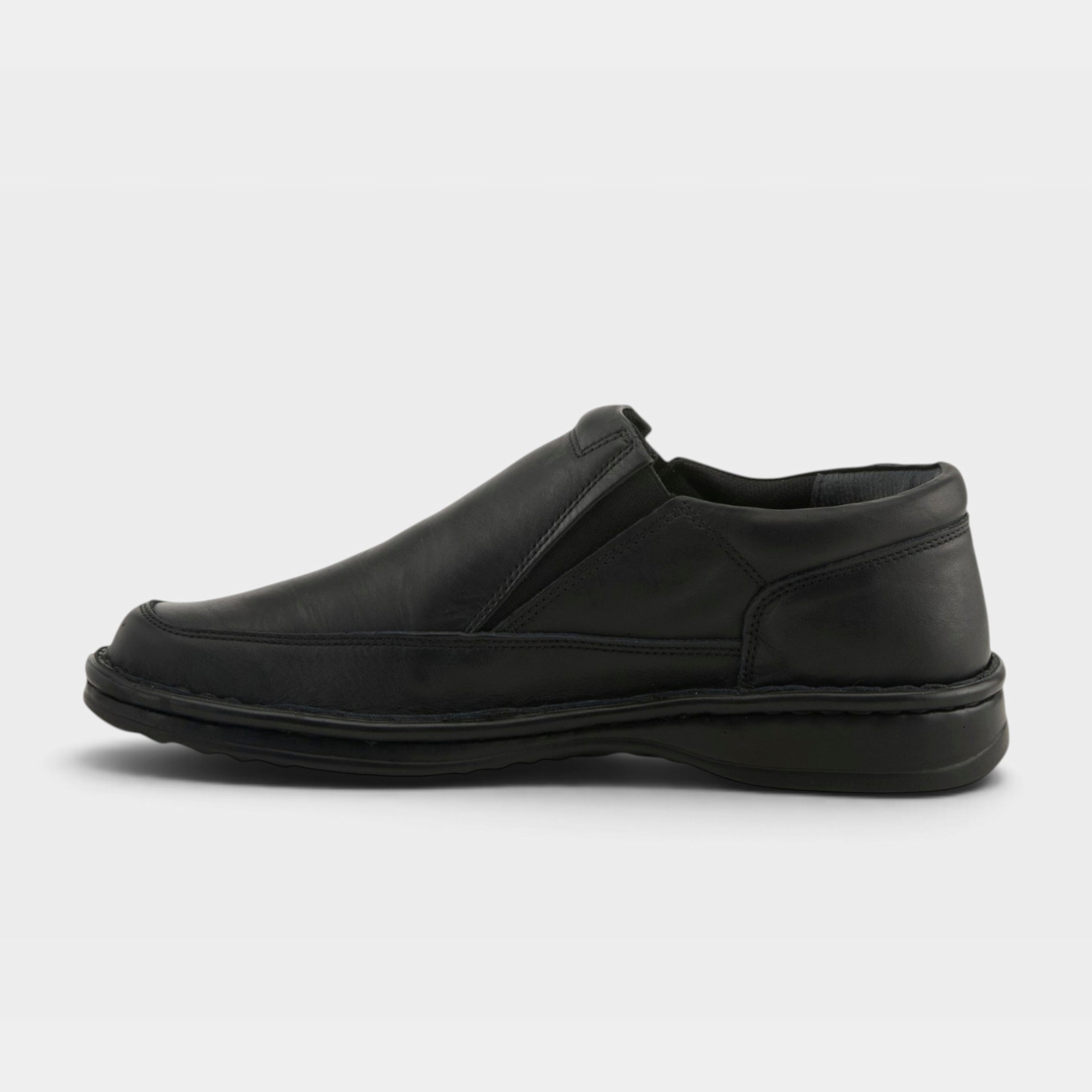 Spring Step Men Enzo Black Slip-On Shoe