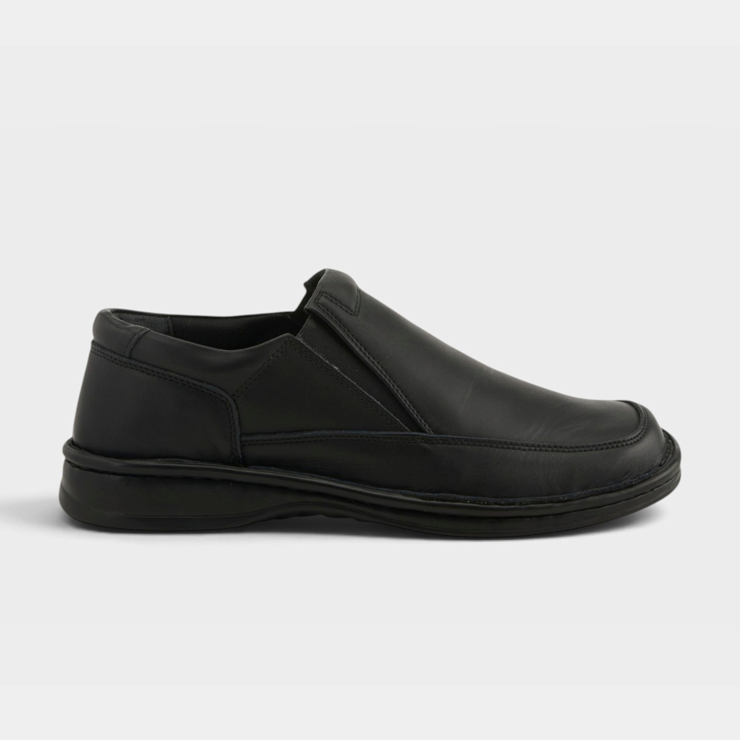 Spring Step Men Enzo Black Slip-On Shoe