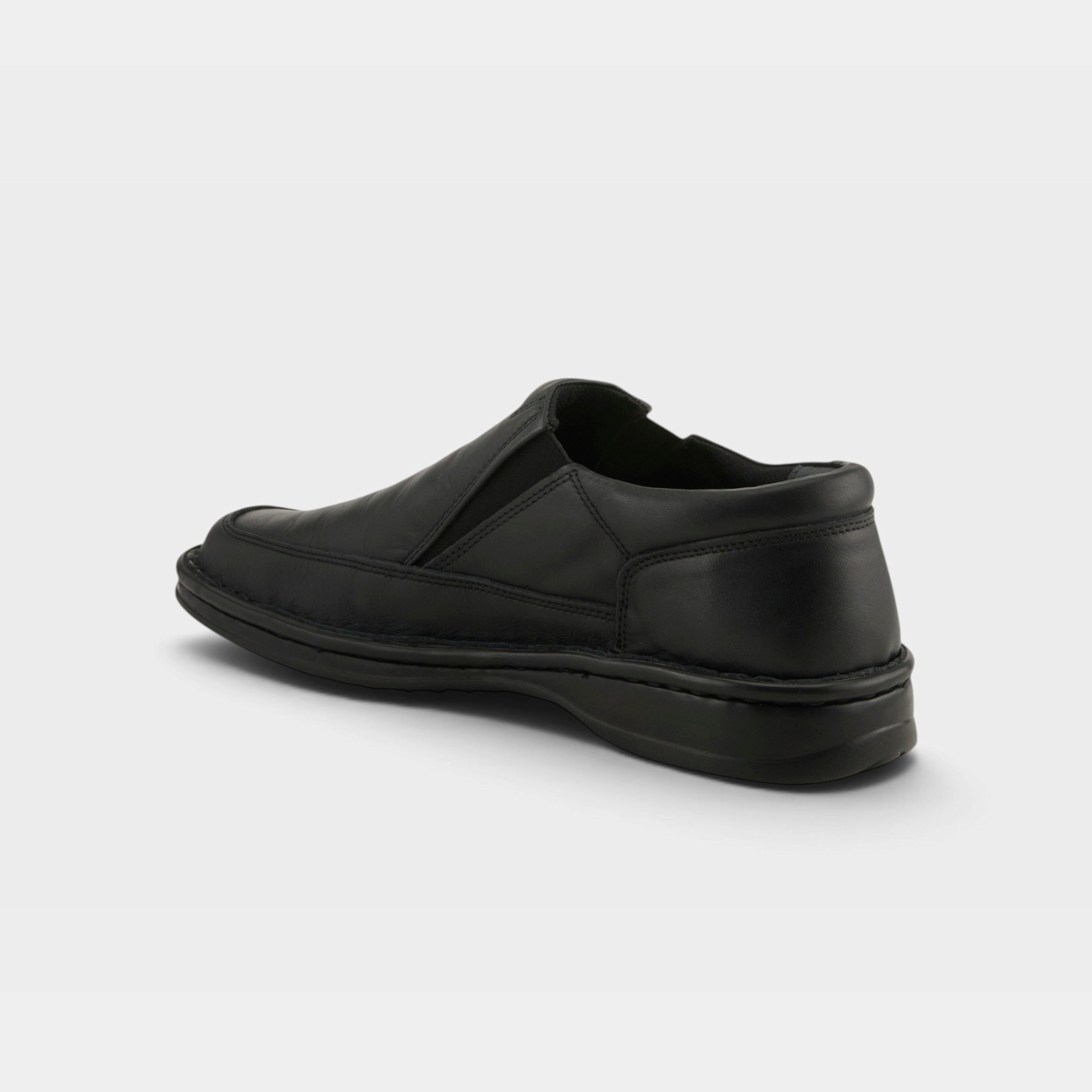Spring Step Men Enzo Black Slip-On Shoe