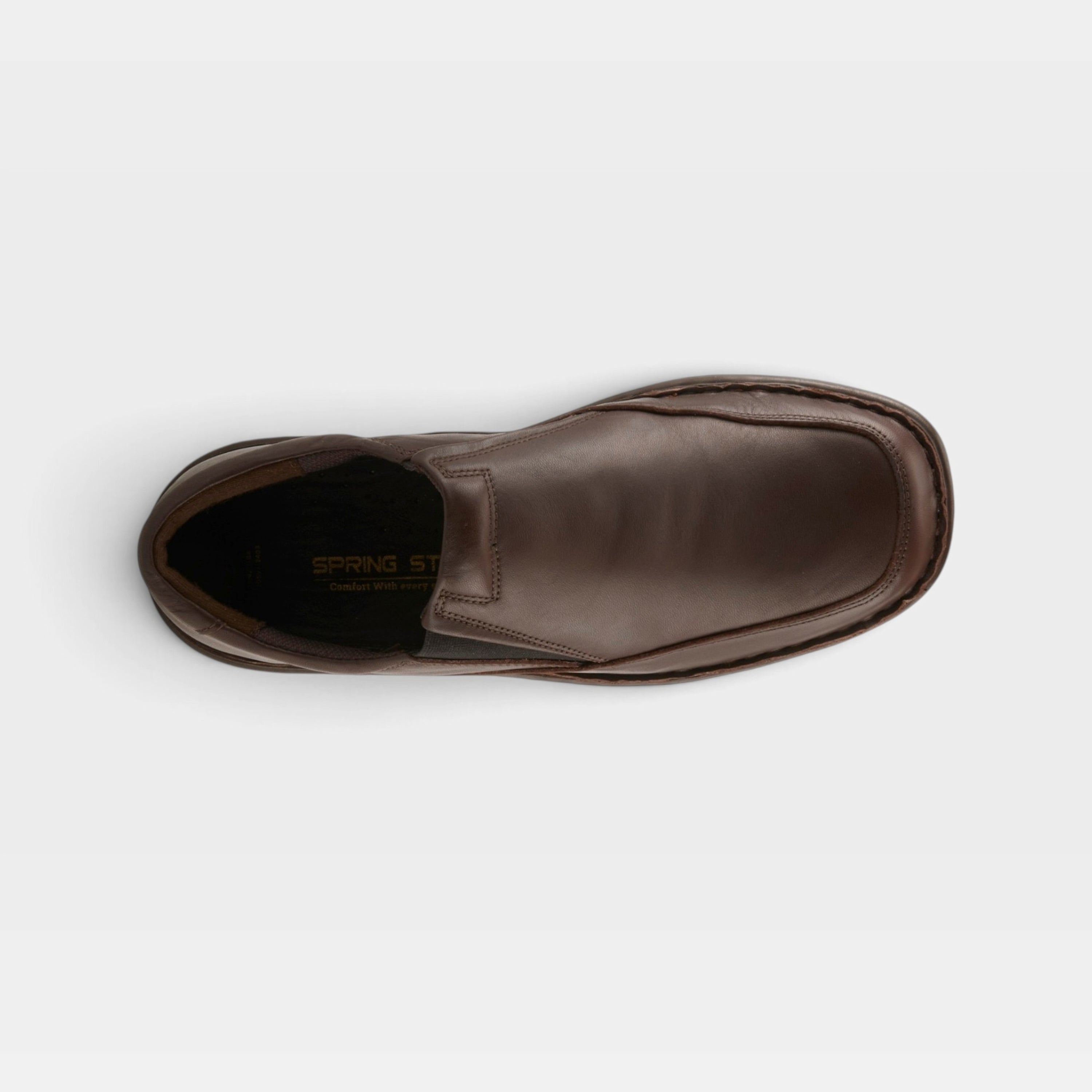 Spring Step Men Enzo Brown Slip-On Shoe