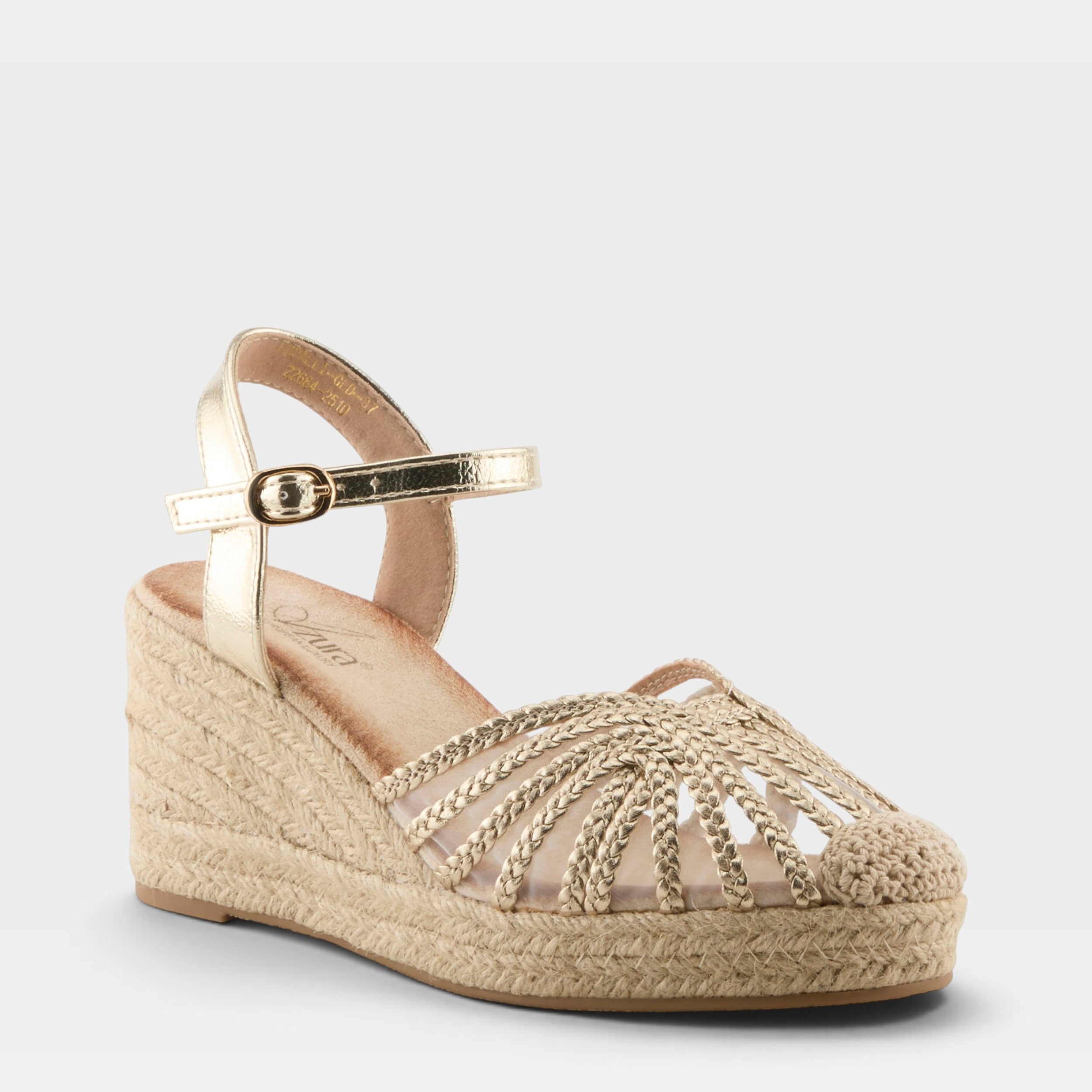 Azura Espalli Gold Espadrille