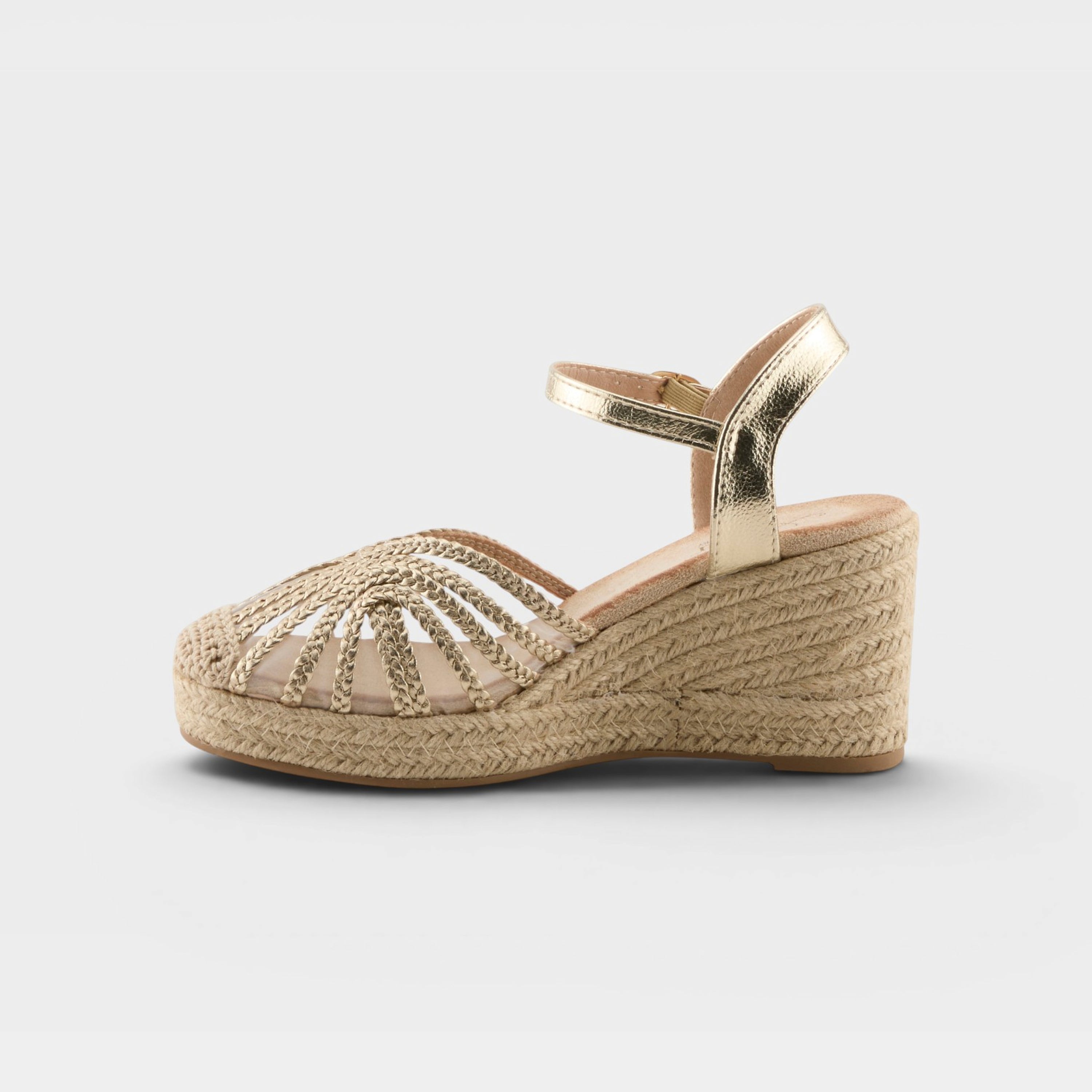 Azura Espalli Gold Espadrille