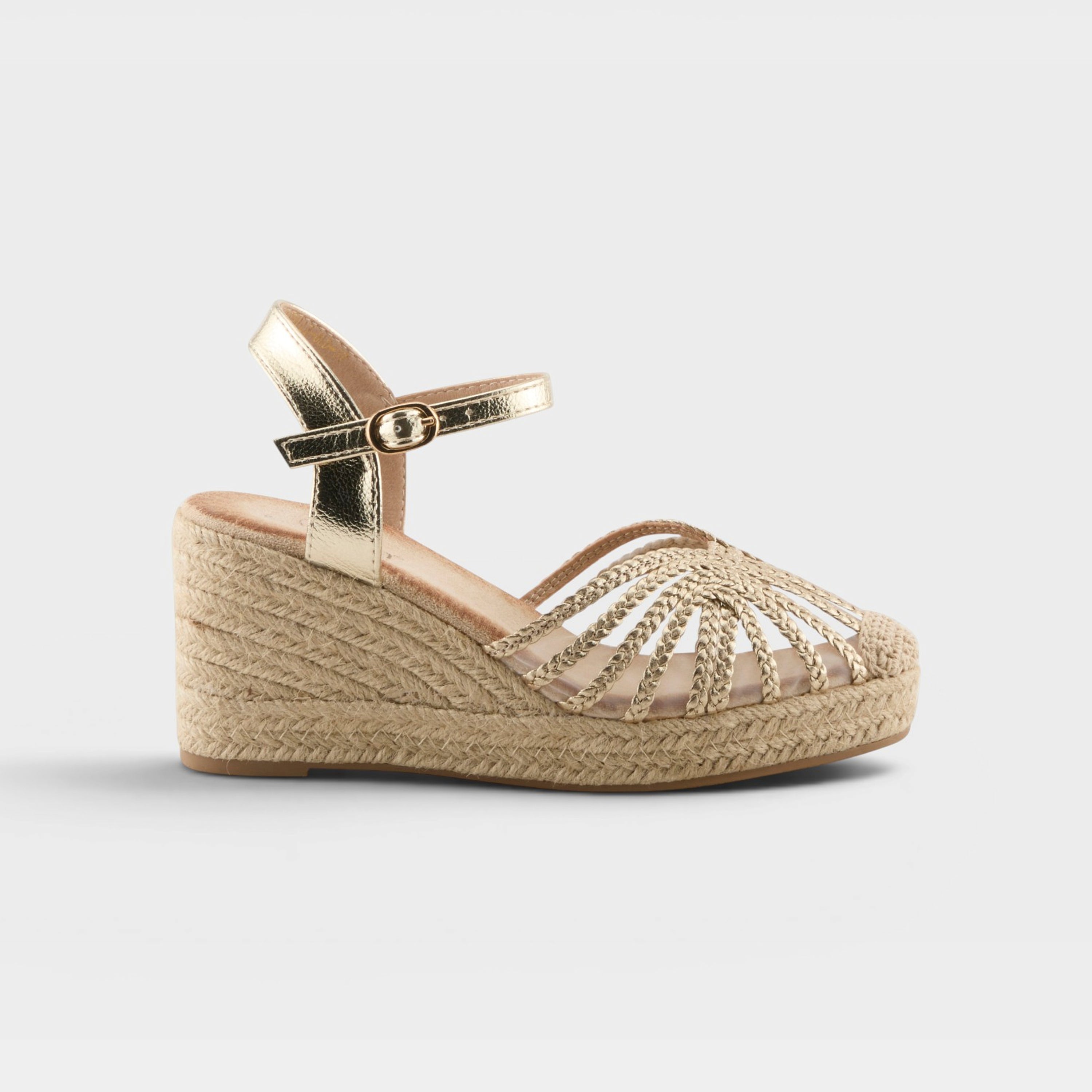 Azura Espalli Gold Espadrille