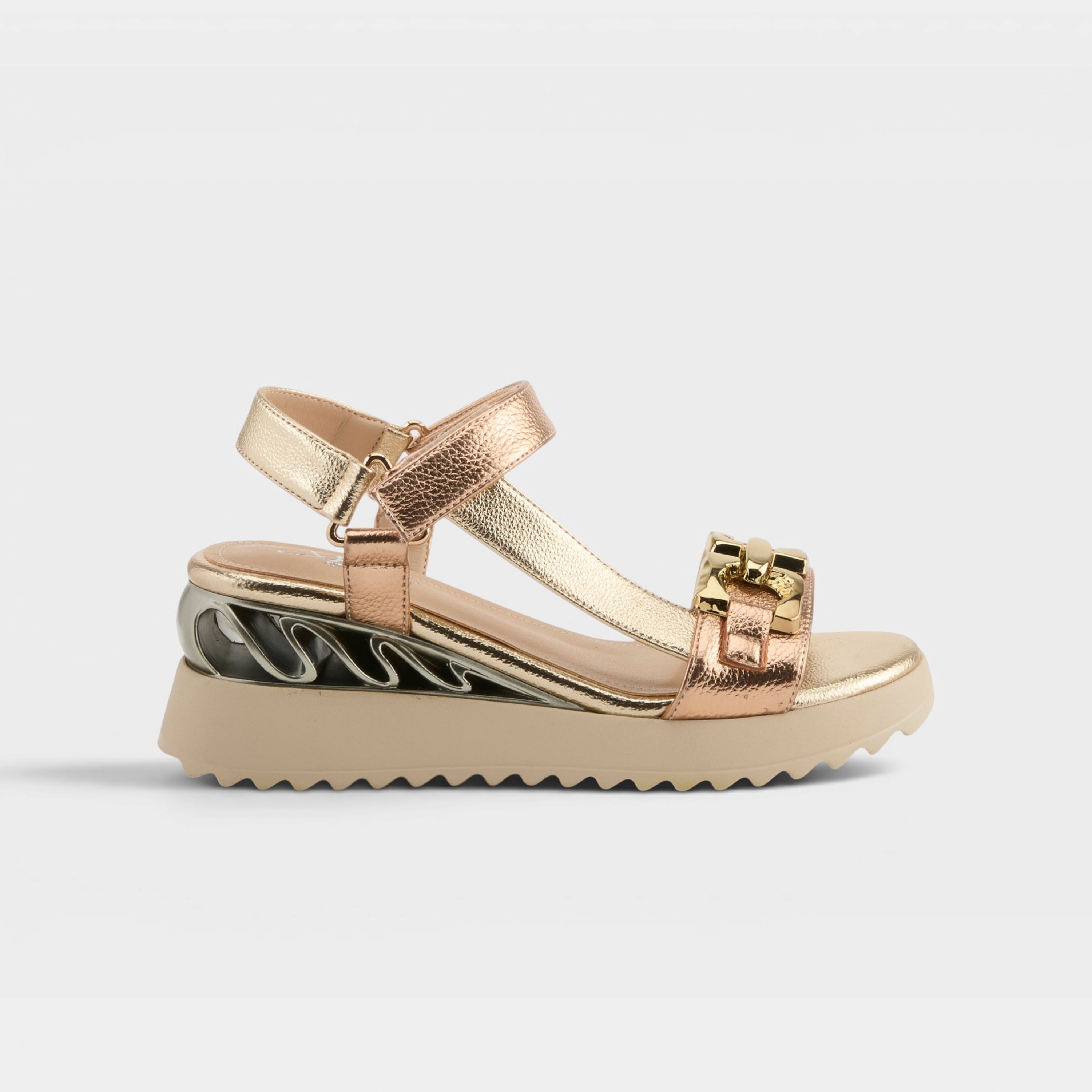 Azura Fabilosi Champagne Multi Sandal
