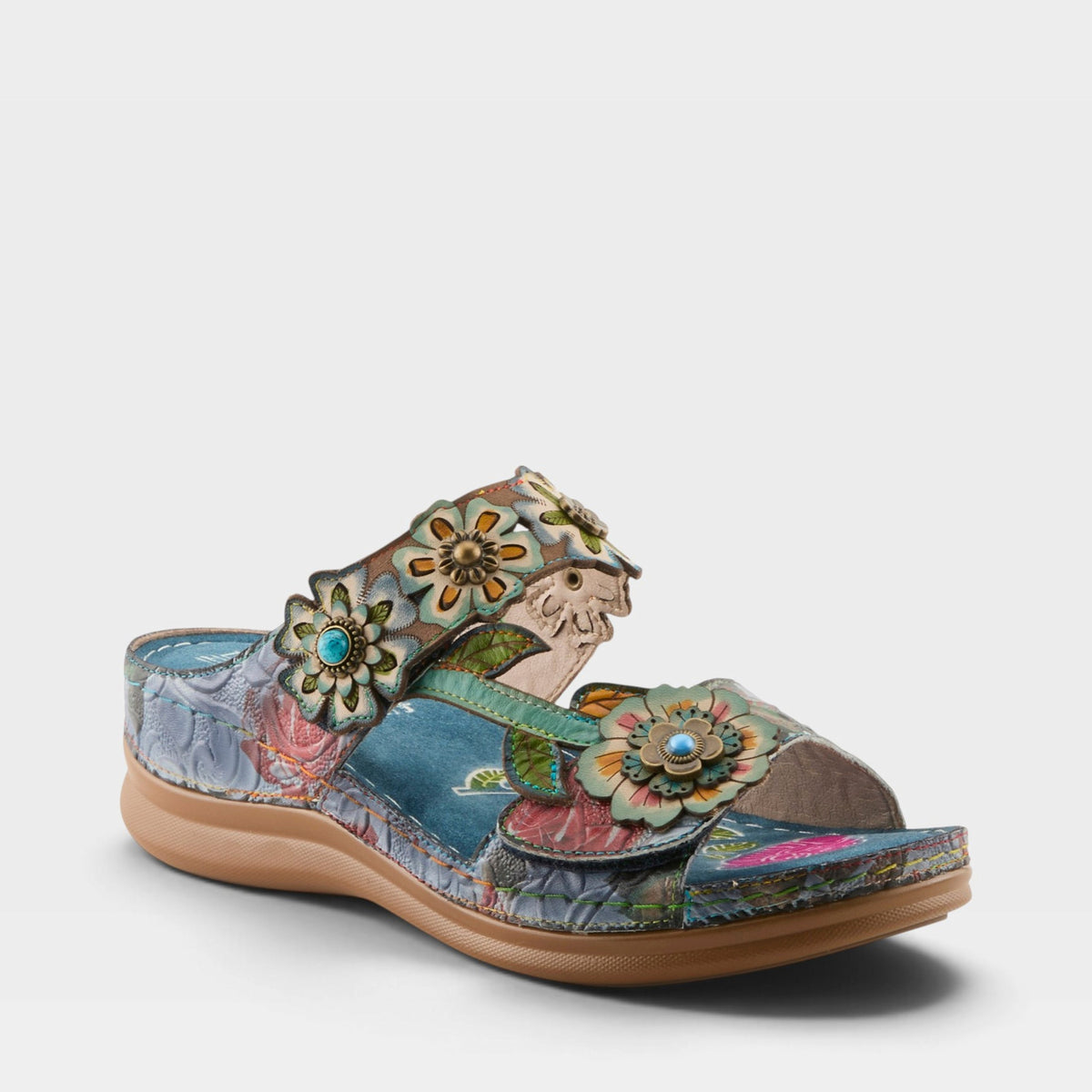 L'Artiste FEELSGREAT SANDALS in BLUM, front view