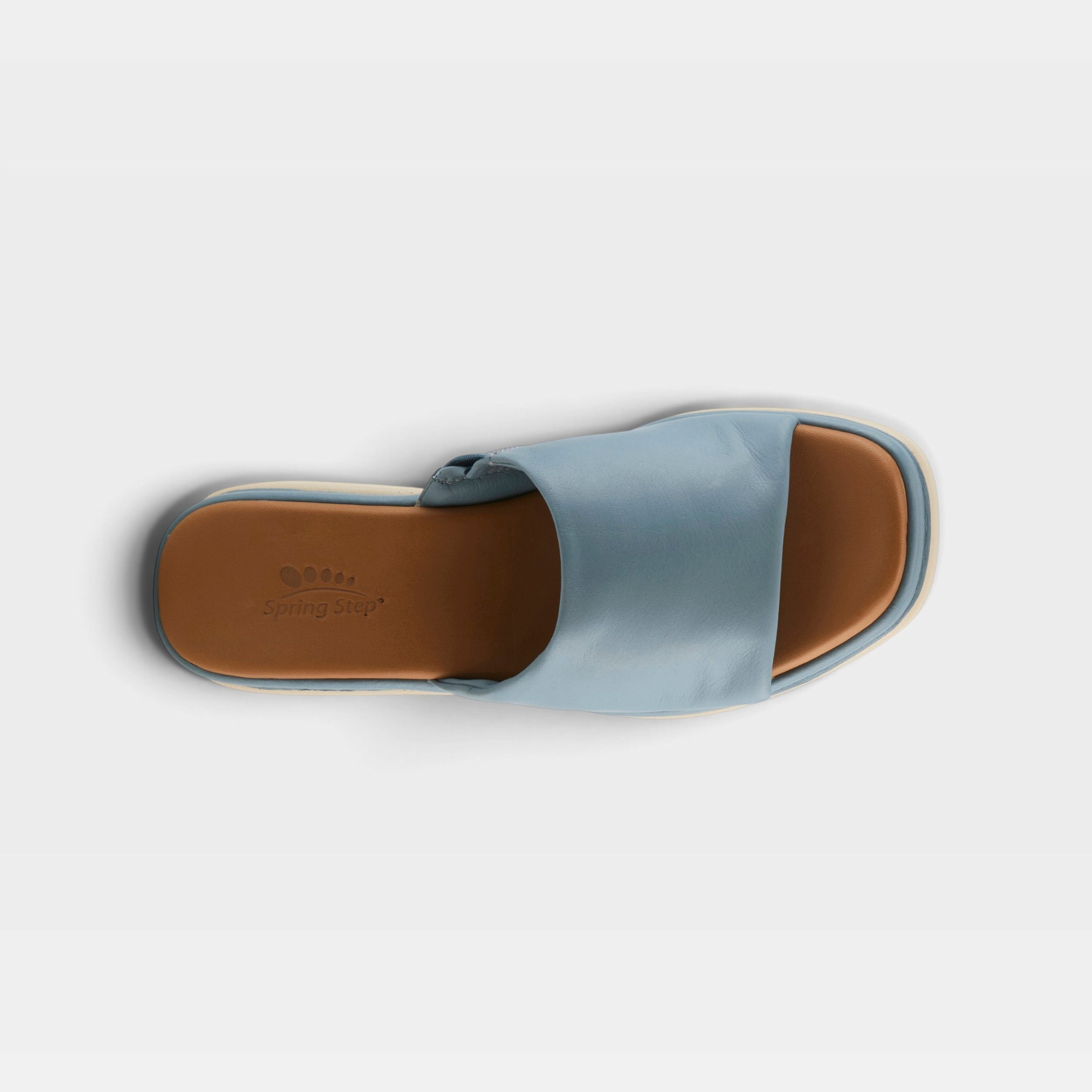 Spring Step Fireisland Denim Blue Slide Sandal