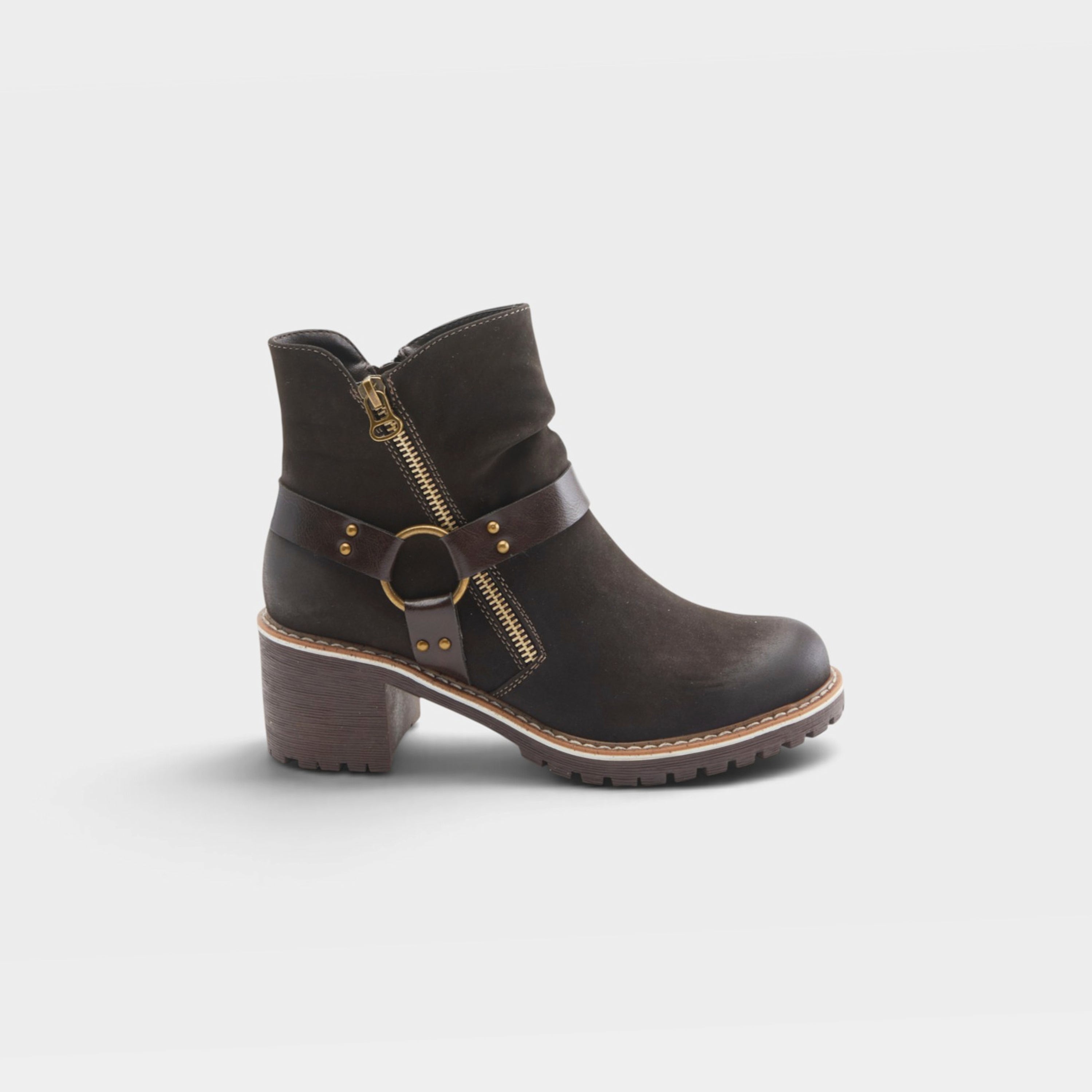 Patrizia Firewood Chocolate Brown Bootie