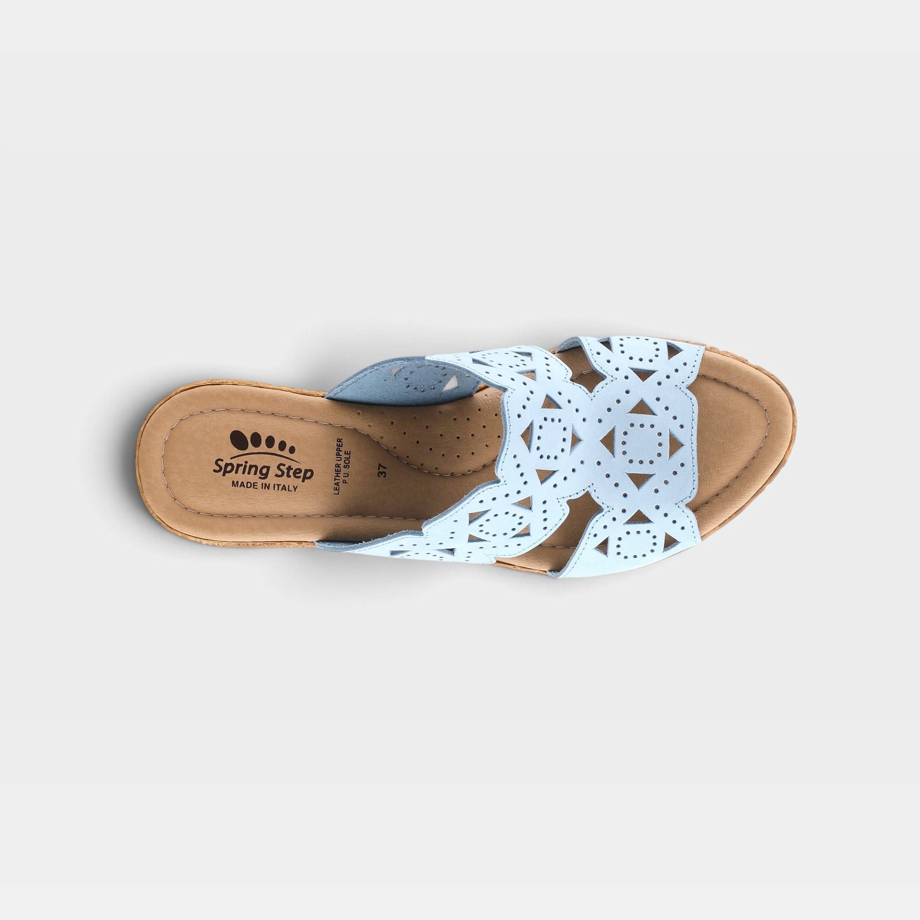 Spring Step Flamyo Sky Nubuck Slide Sandal