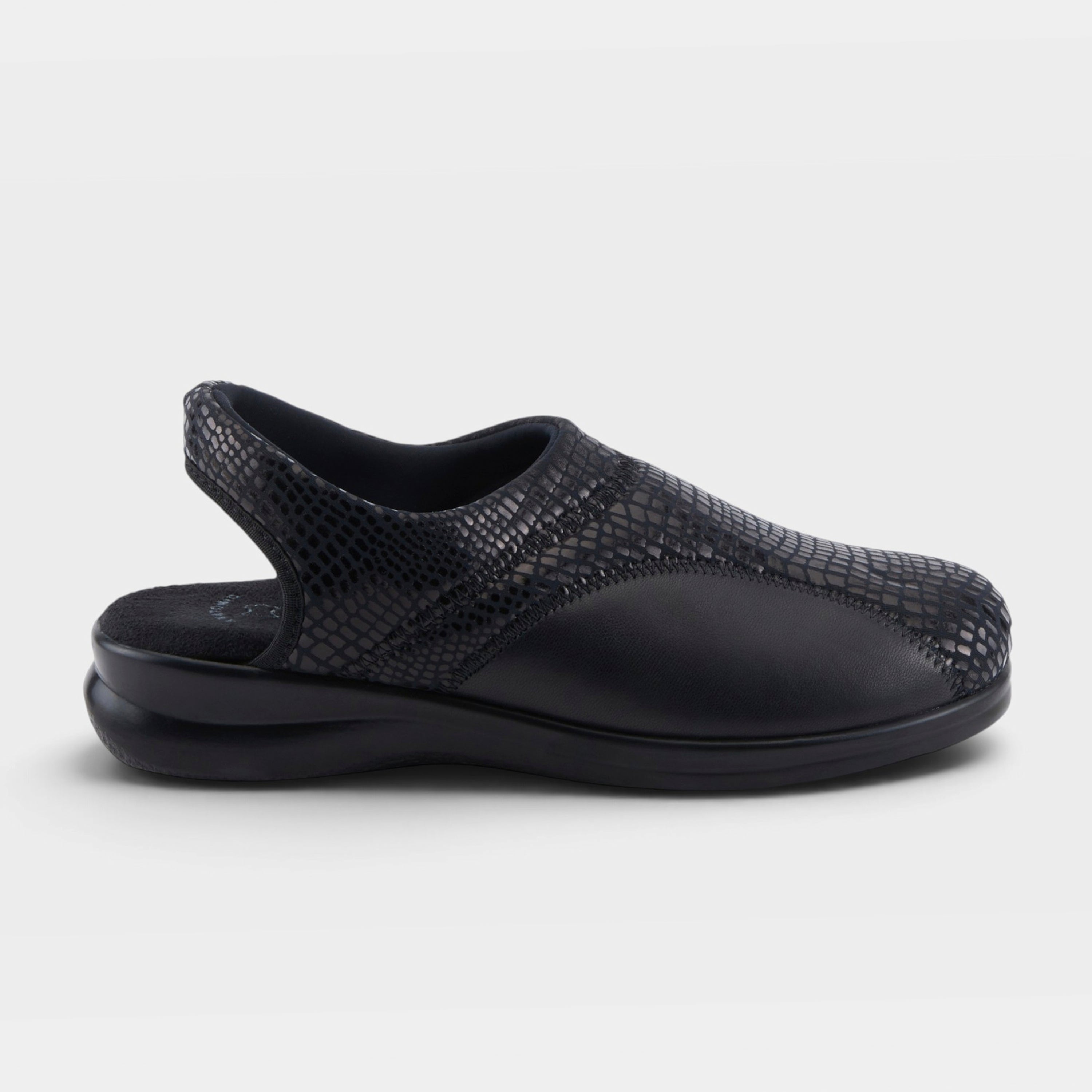 Flexus Flexia Black Python Clog