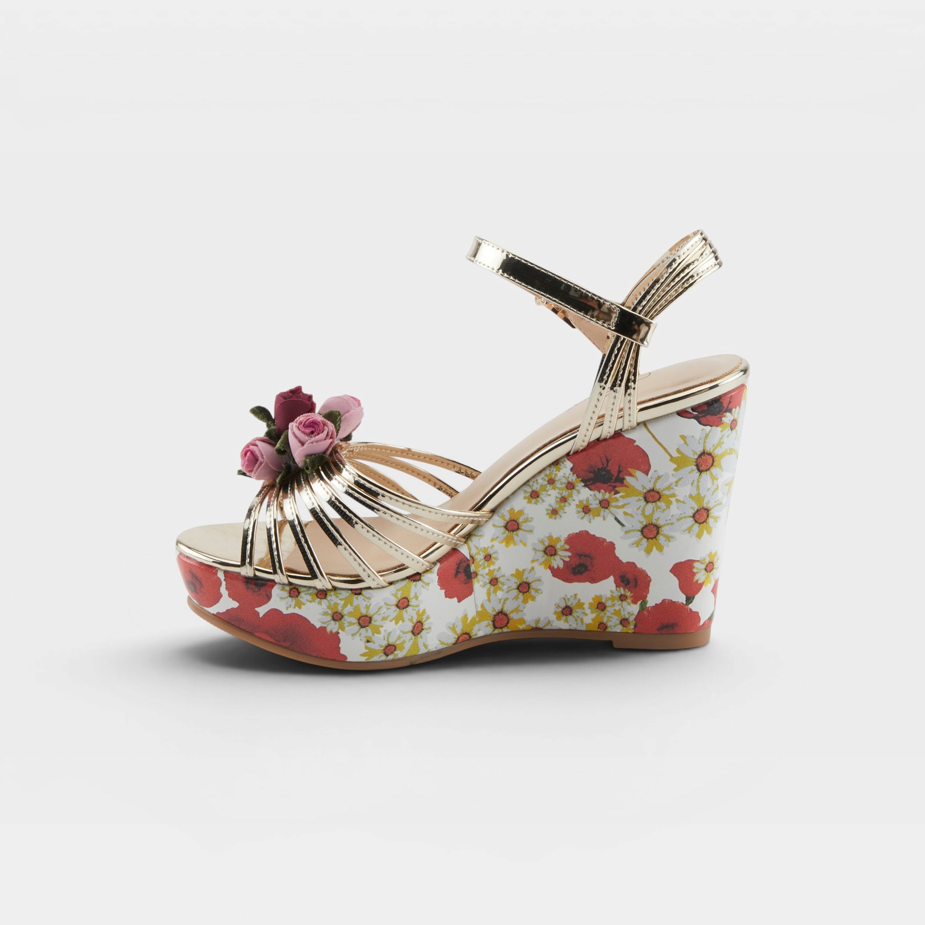 Azura Florarose Gold Sandal