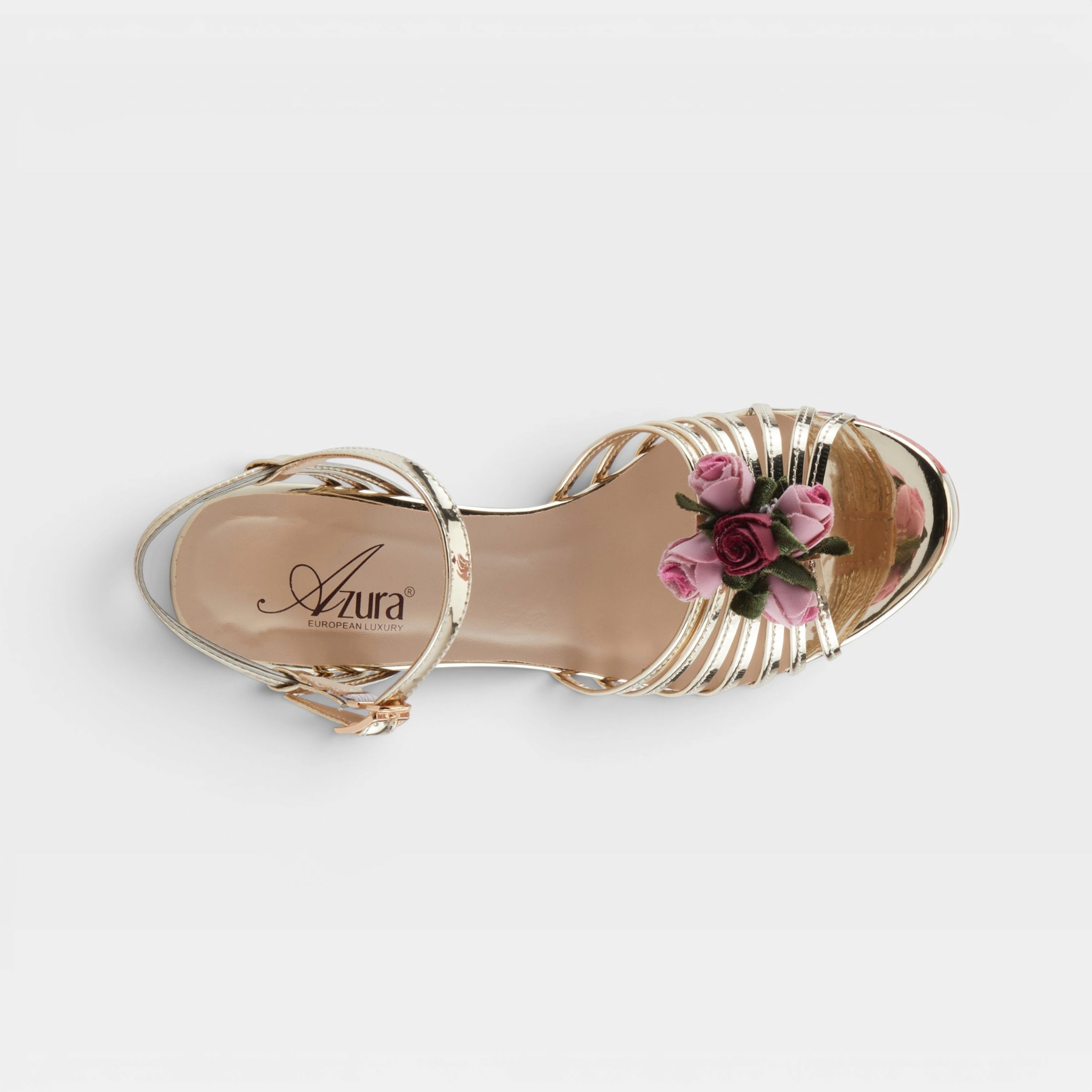 Azura Florarose Gold Sandal