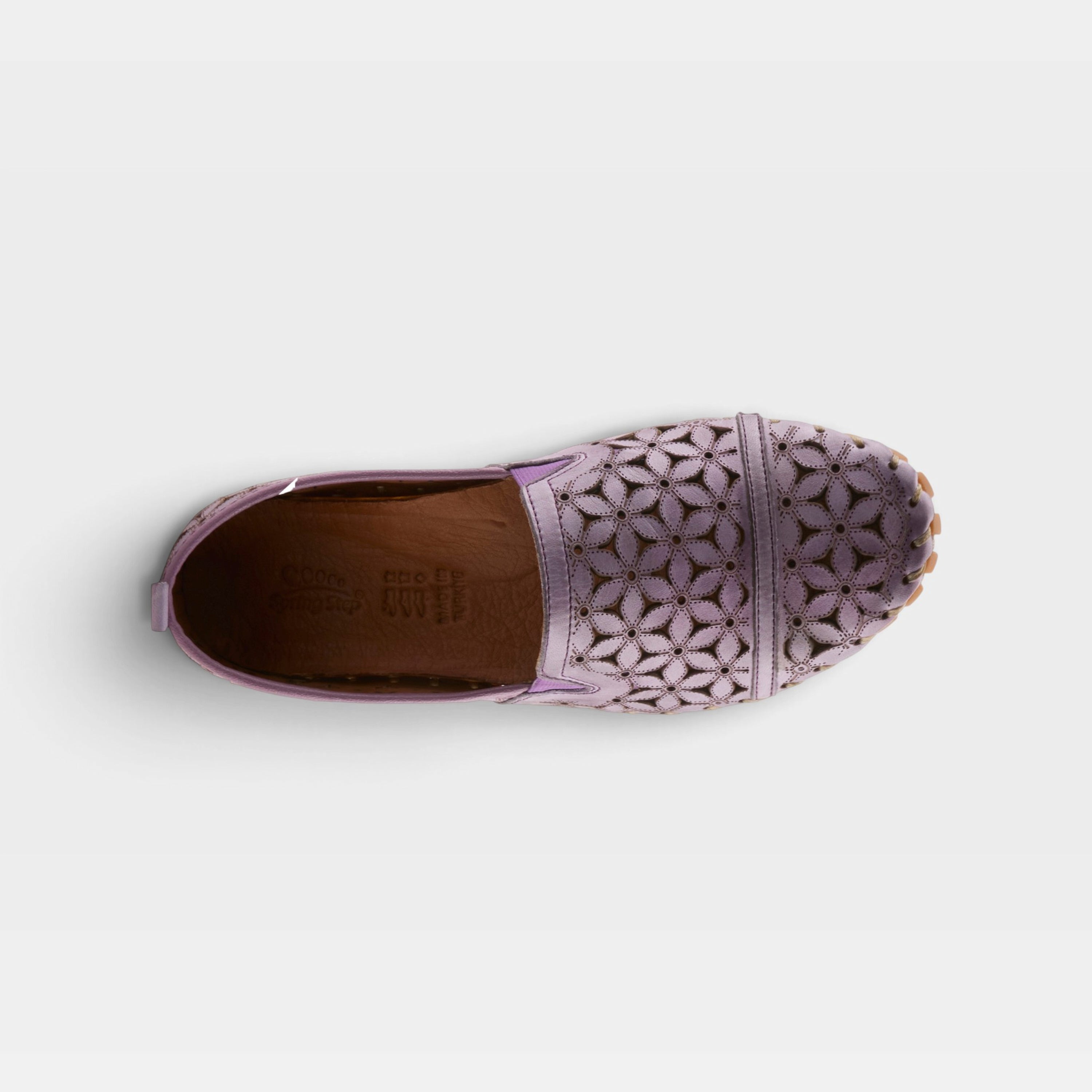 Spring Step Flowerflow Lavender Slide Sandal