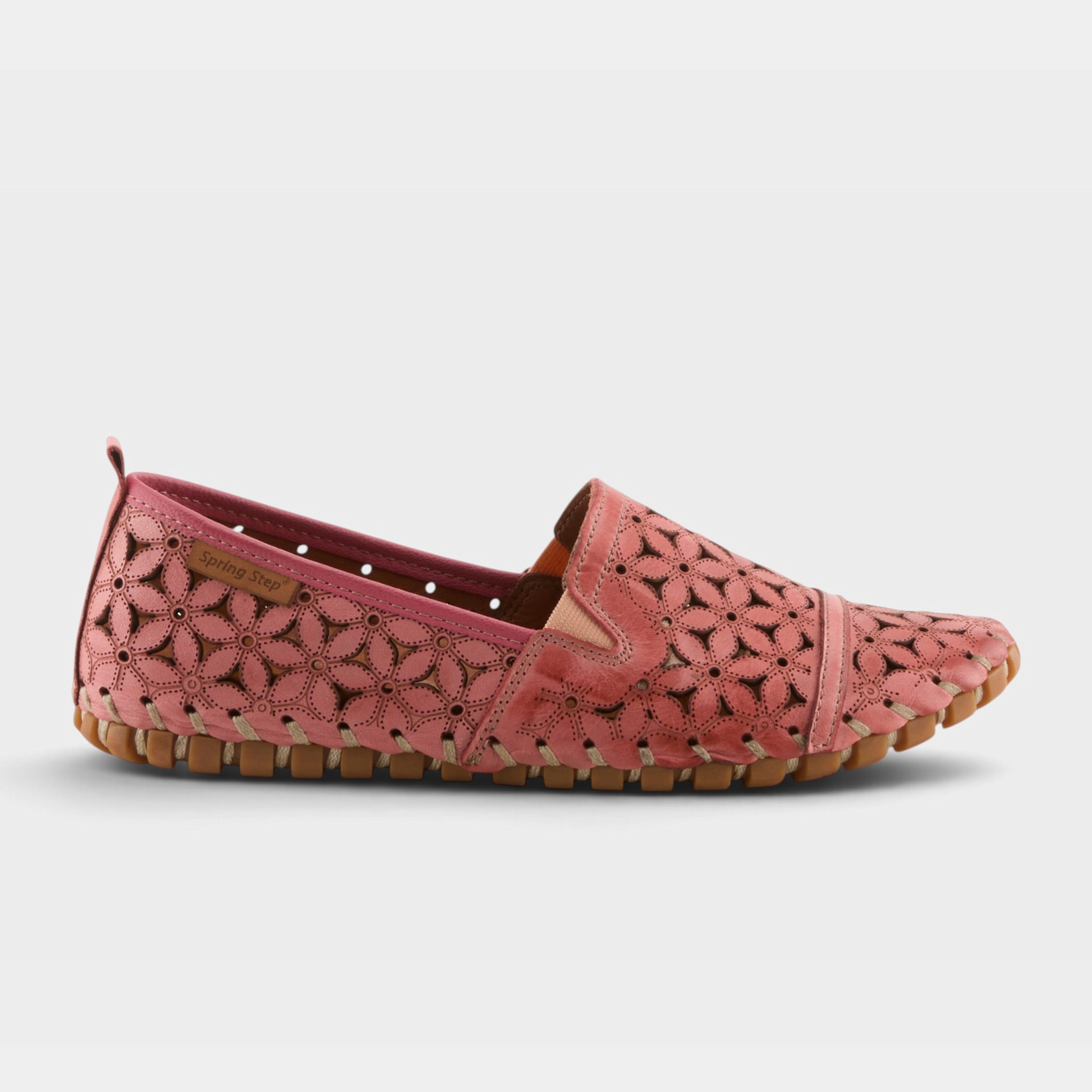 Spring Step Flowerflow Salmon Slide Sandal