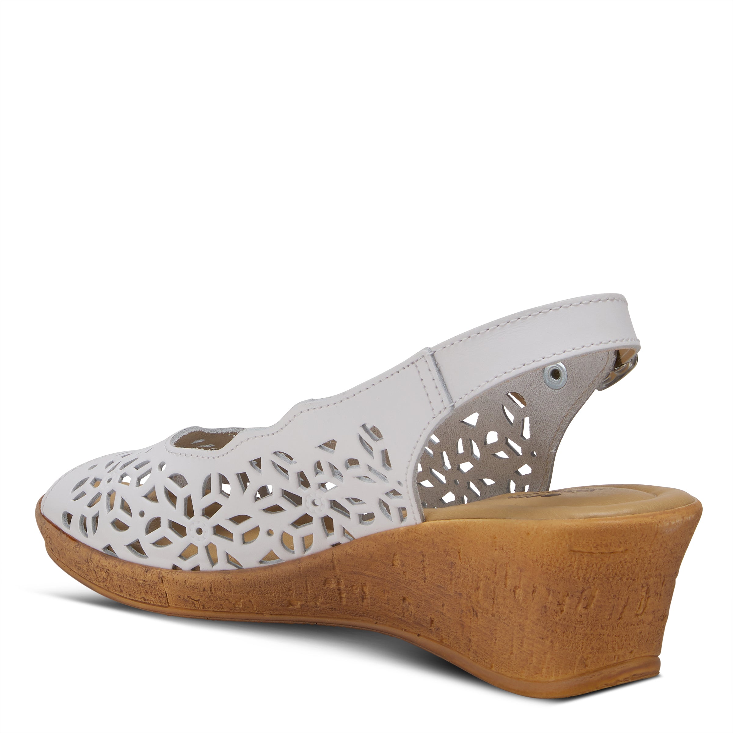 Spring Step SPRING STEP FOOTSIE SLINGBACK SANDALS sandal in white with comfortable everyday design