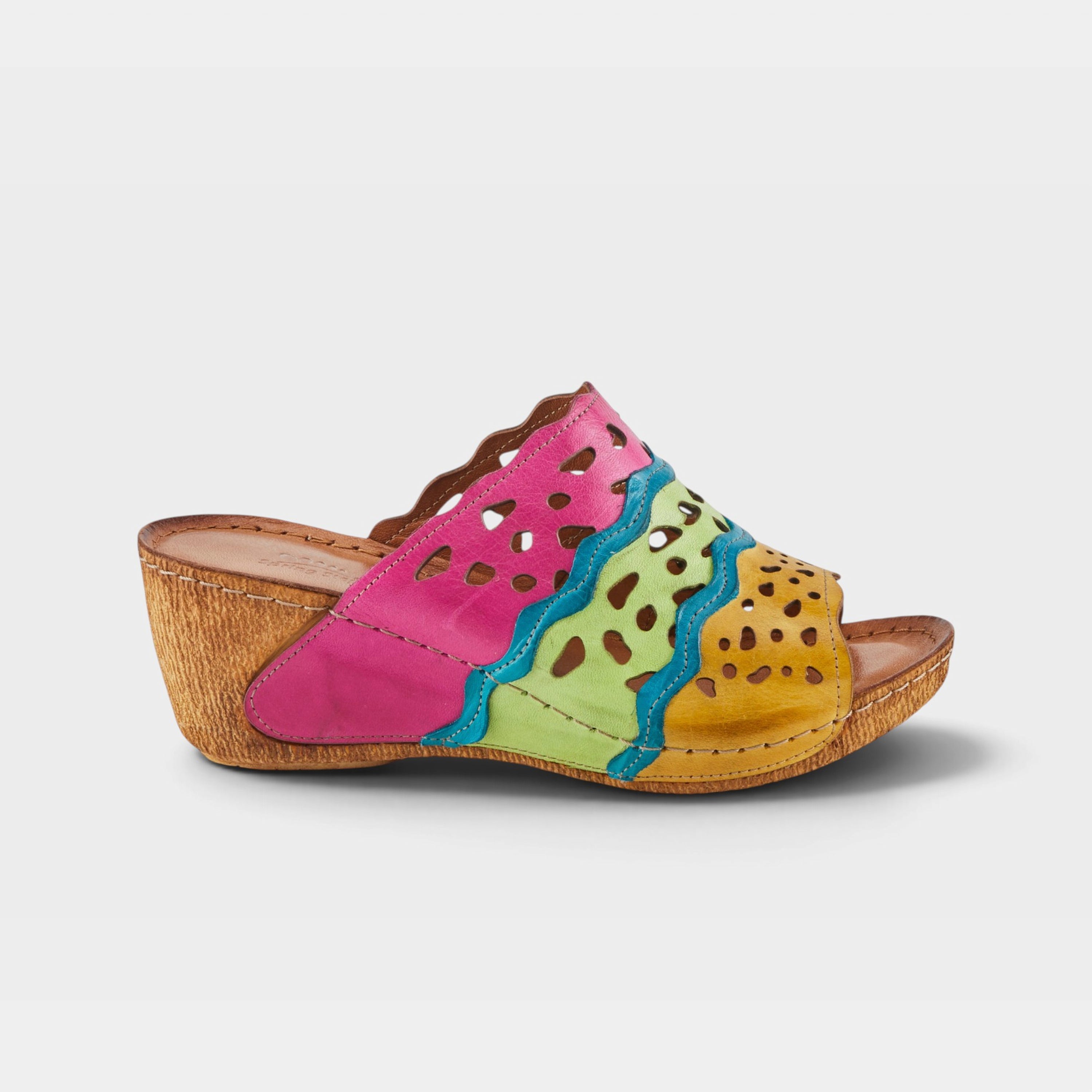 Spring Step Footy Fuchsia Multi Sandal