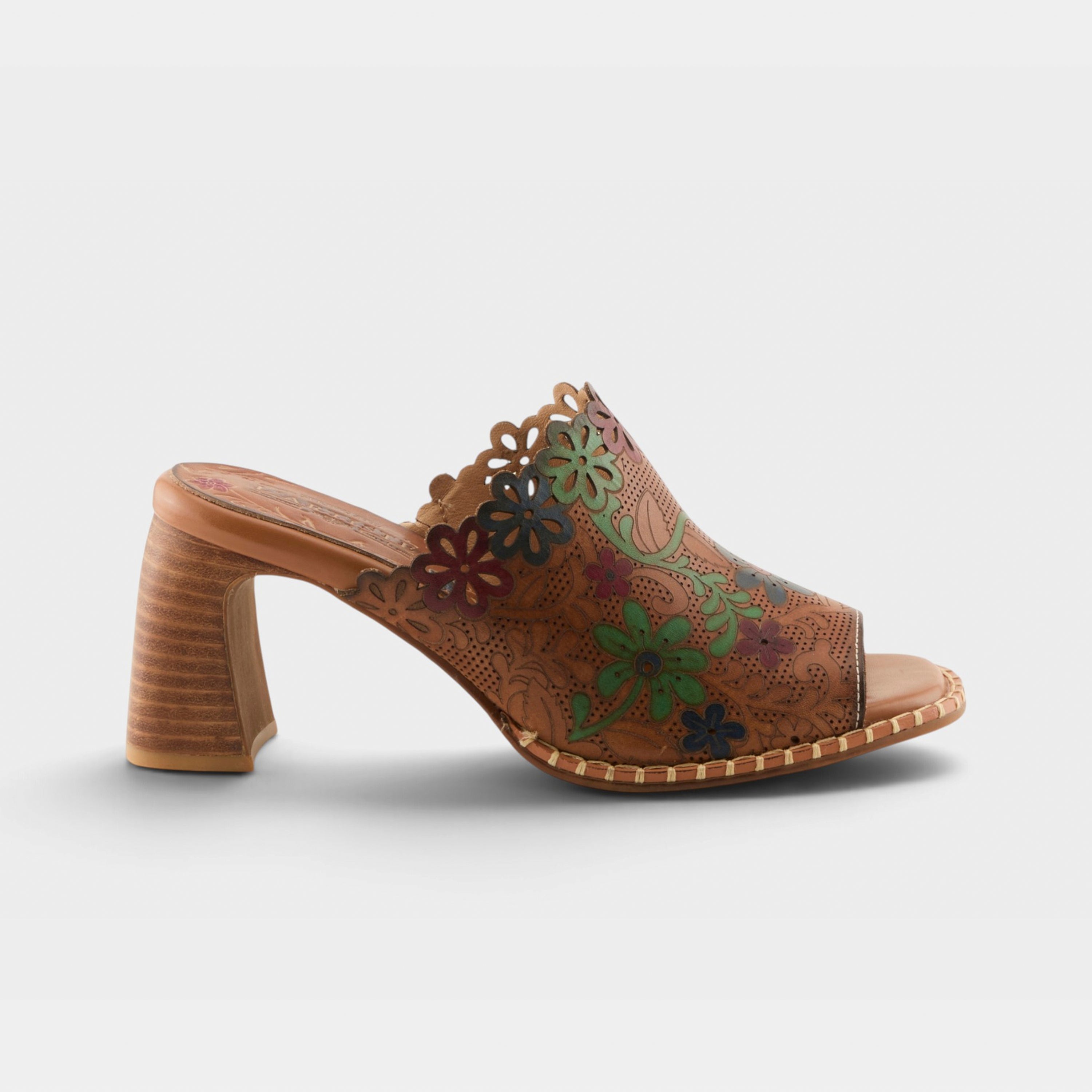 L'Artiste Foxxila sandals in Brown Multi, hero view