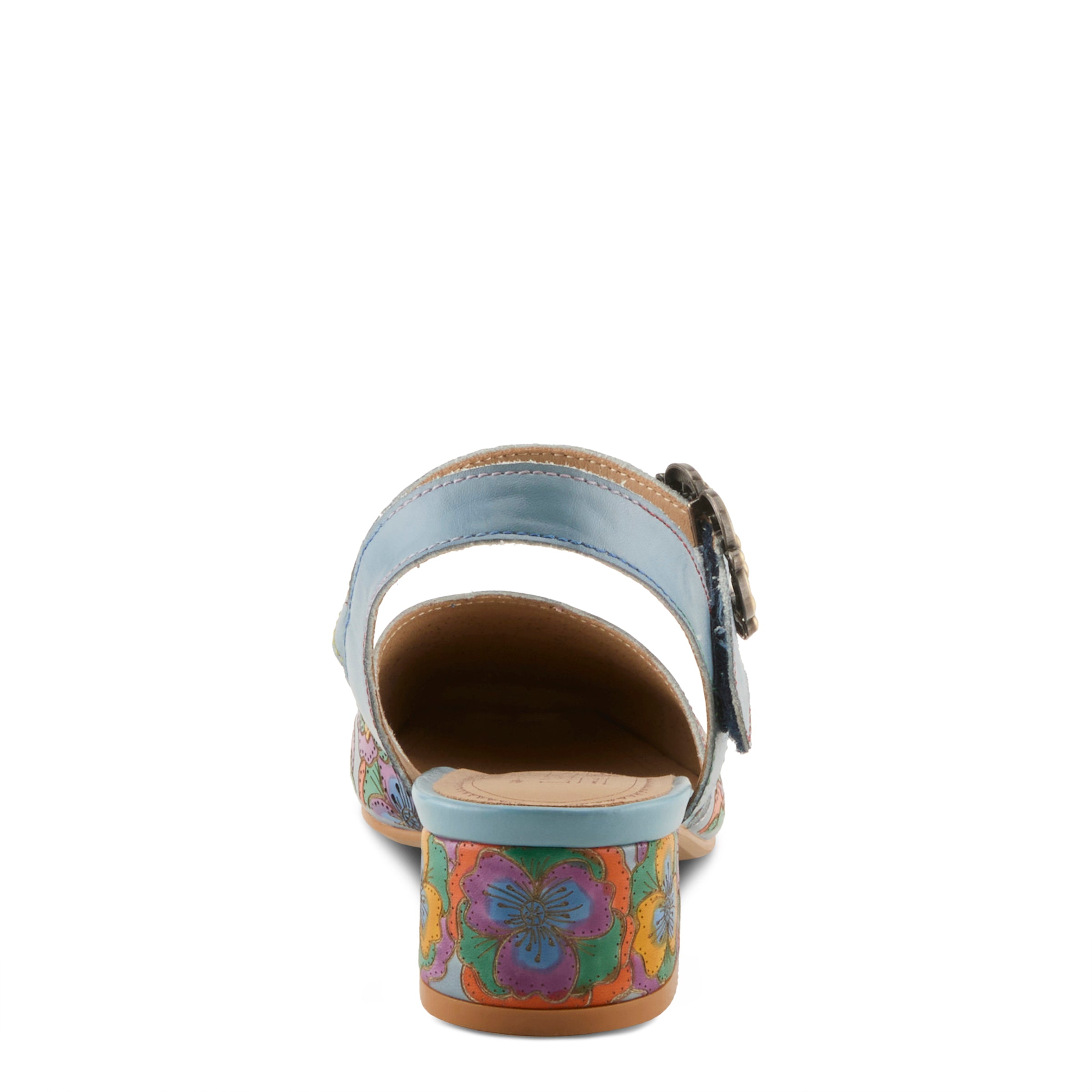 L'Artiste L'ARTISTE FUNFERBIZ SHOES shoe in camel multi with handcrafted leather design