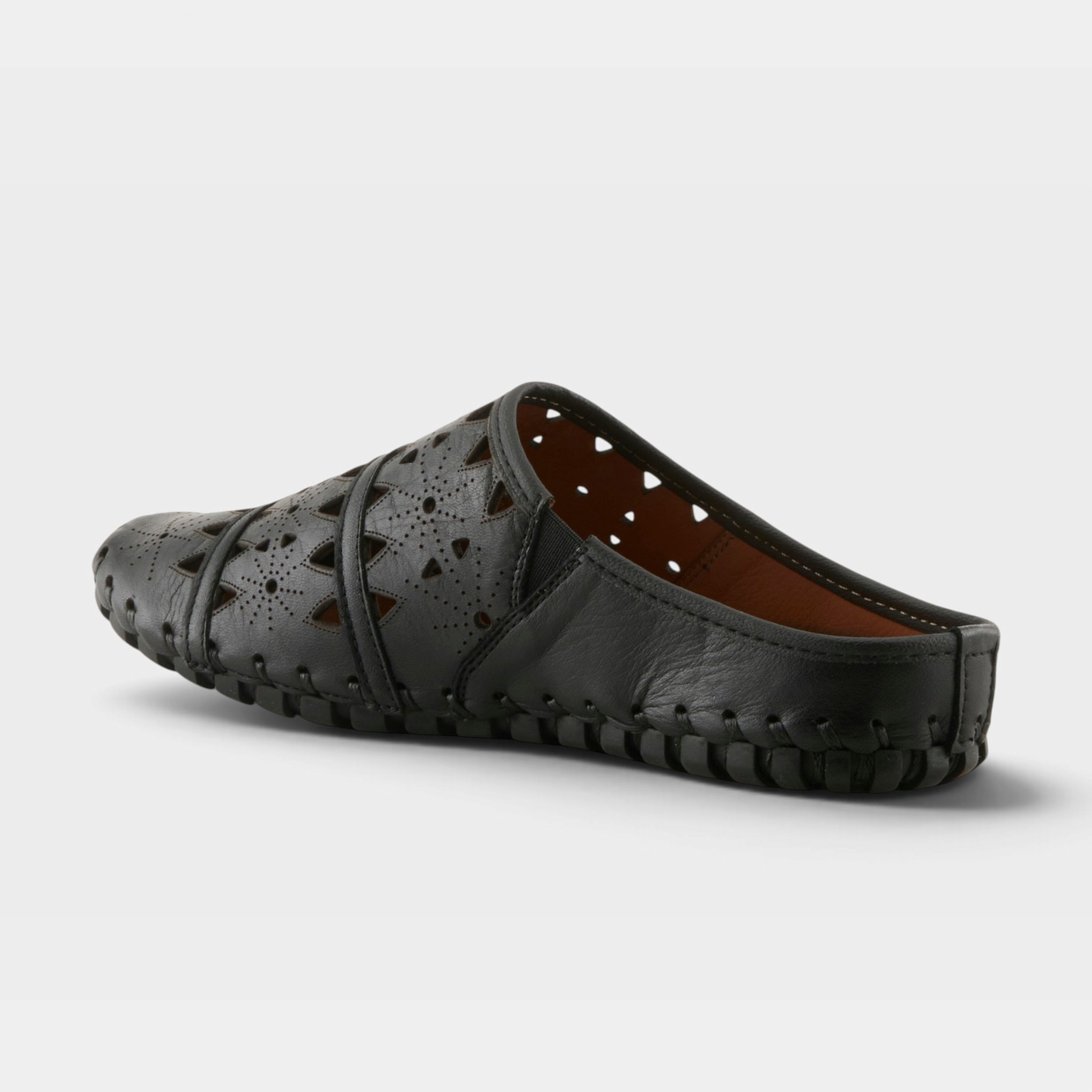 Spring Step Fusalide Black Slip-On Clog Shoe