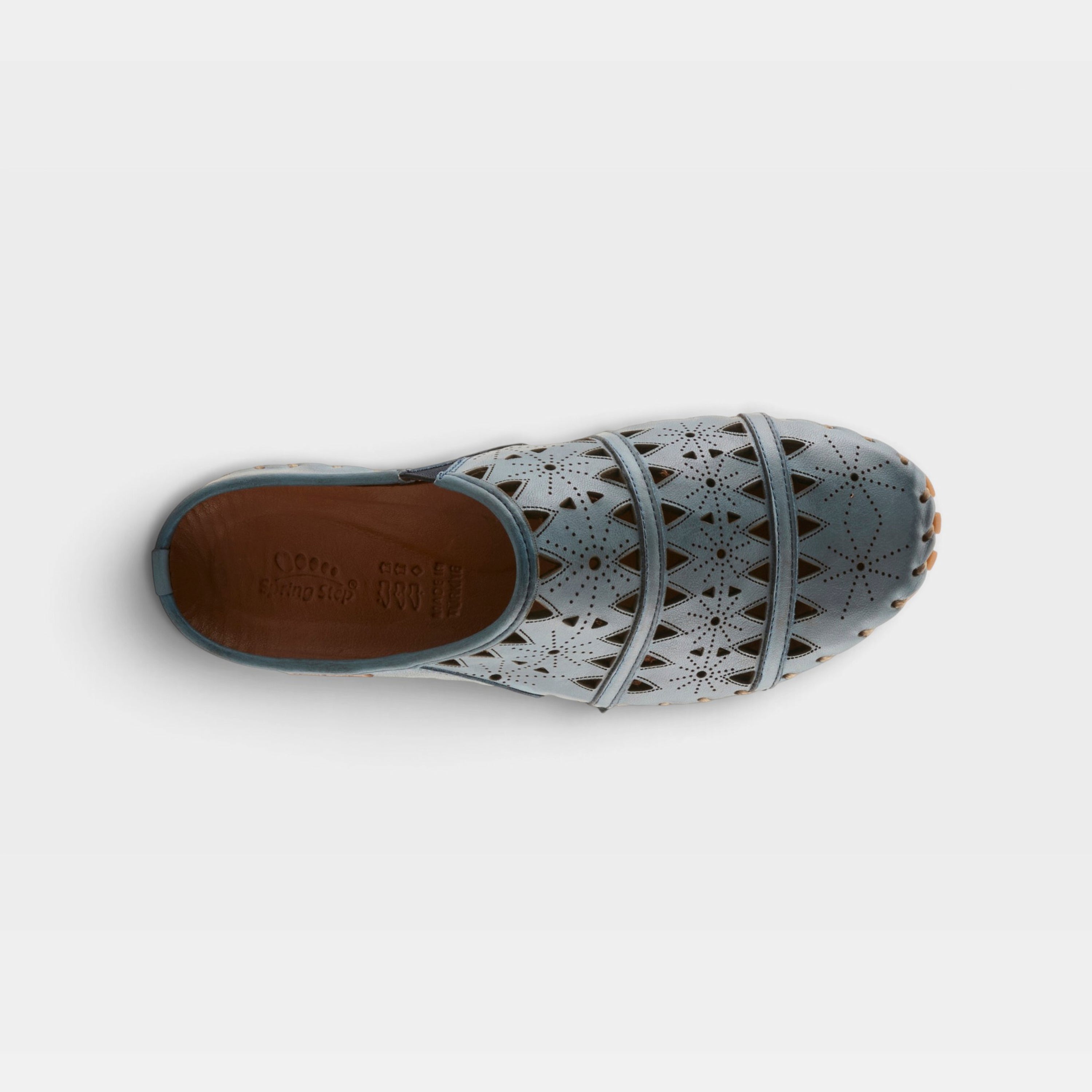 Spring Step Fusalide Blue Slip-On Clog Shoe