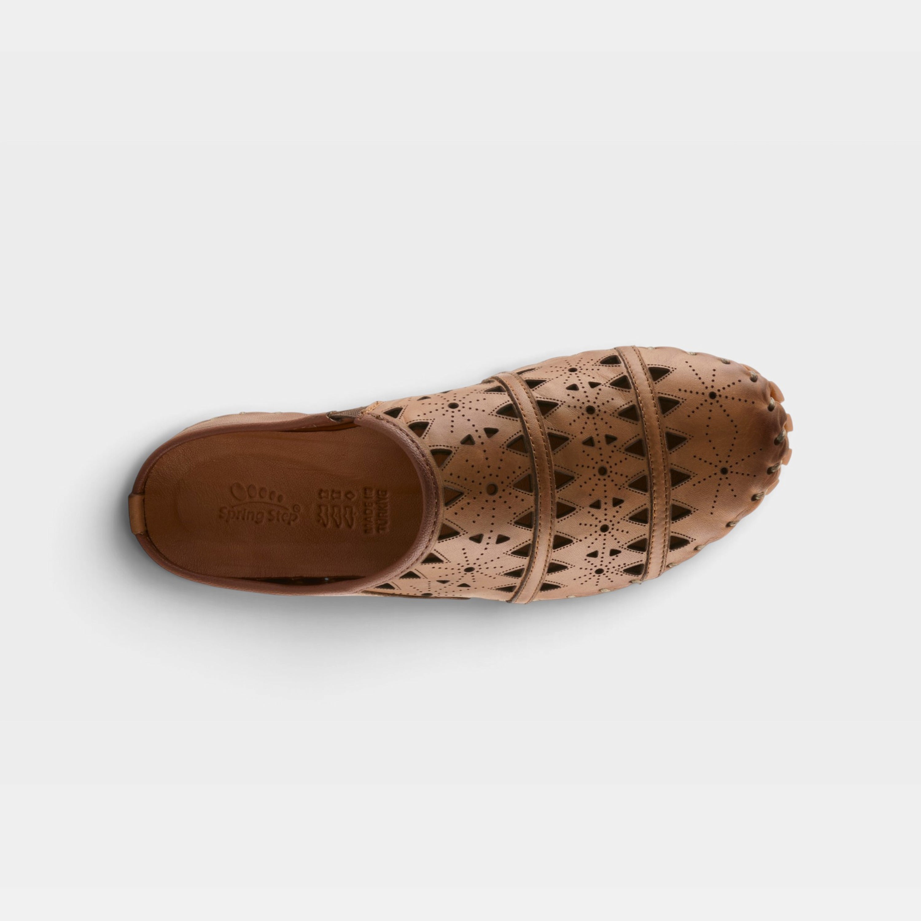 Spring Step Fusalide Brown Slip-On Clog Shoe