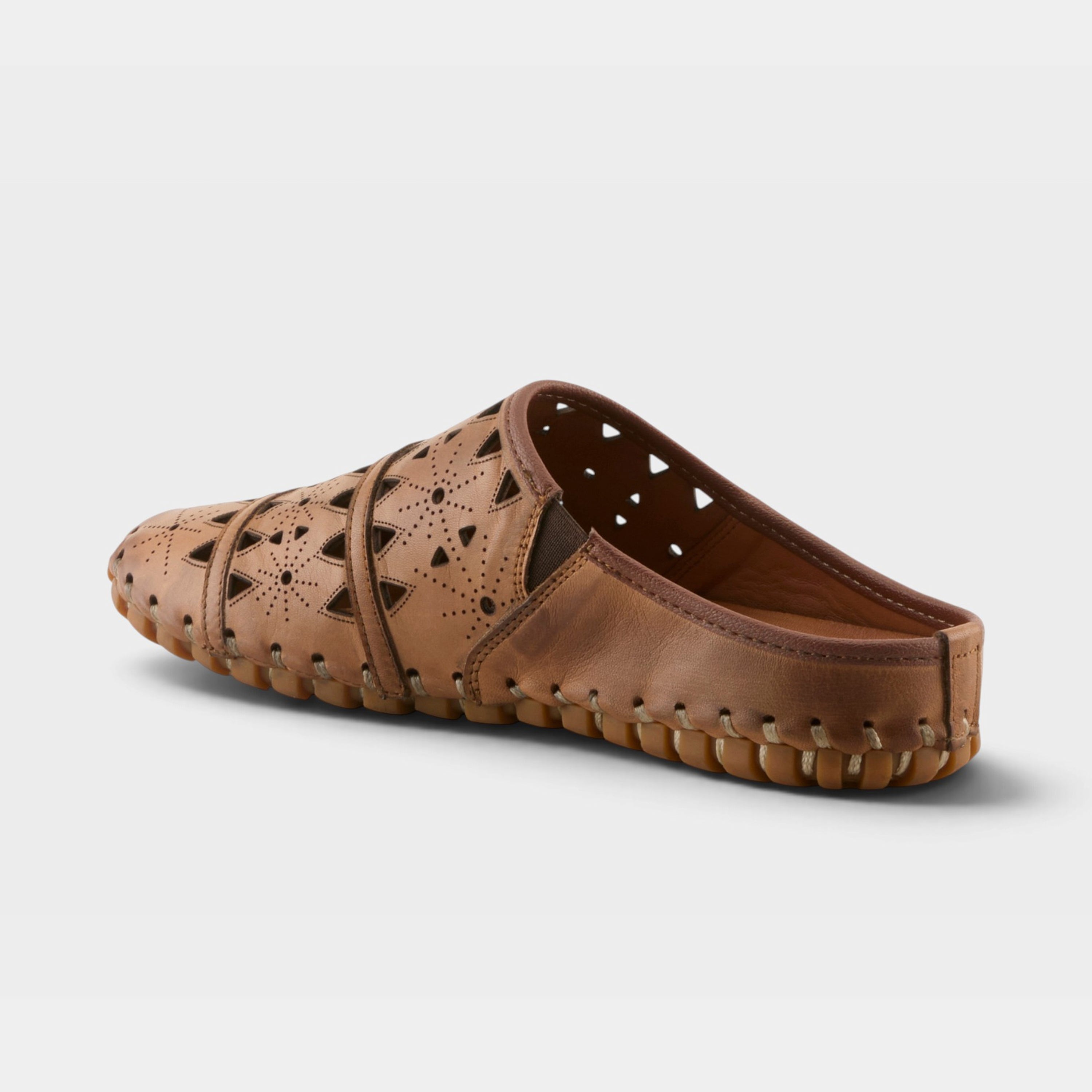 Spring Step Fusalide Brown Slip-On Clog Shoe