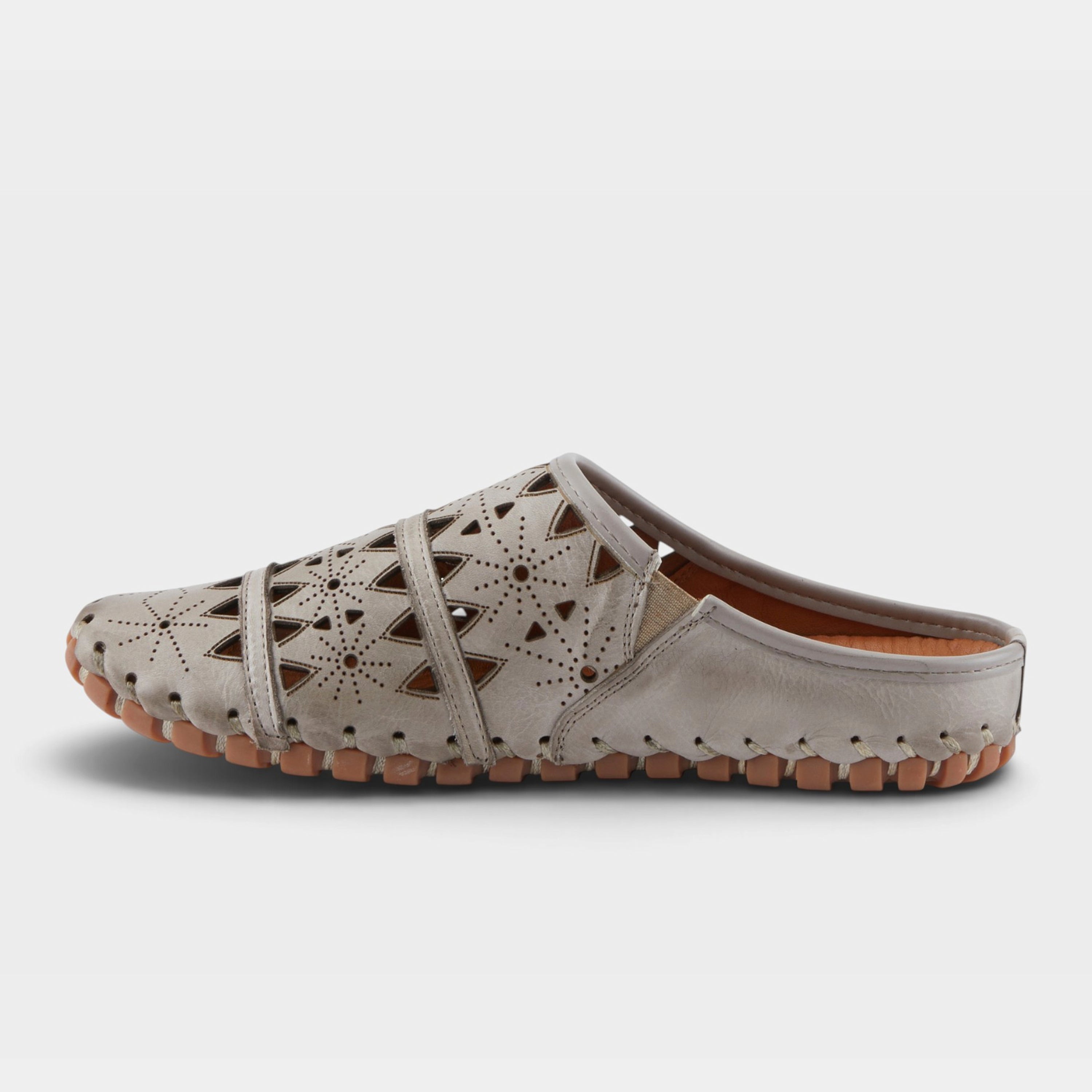 Spring Step Fusalide Grey Slip-On Clog Shoe