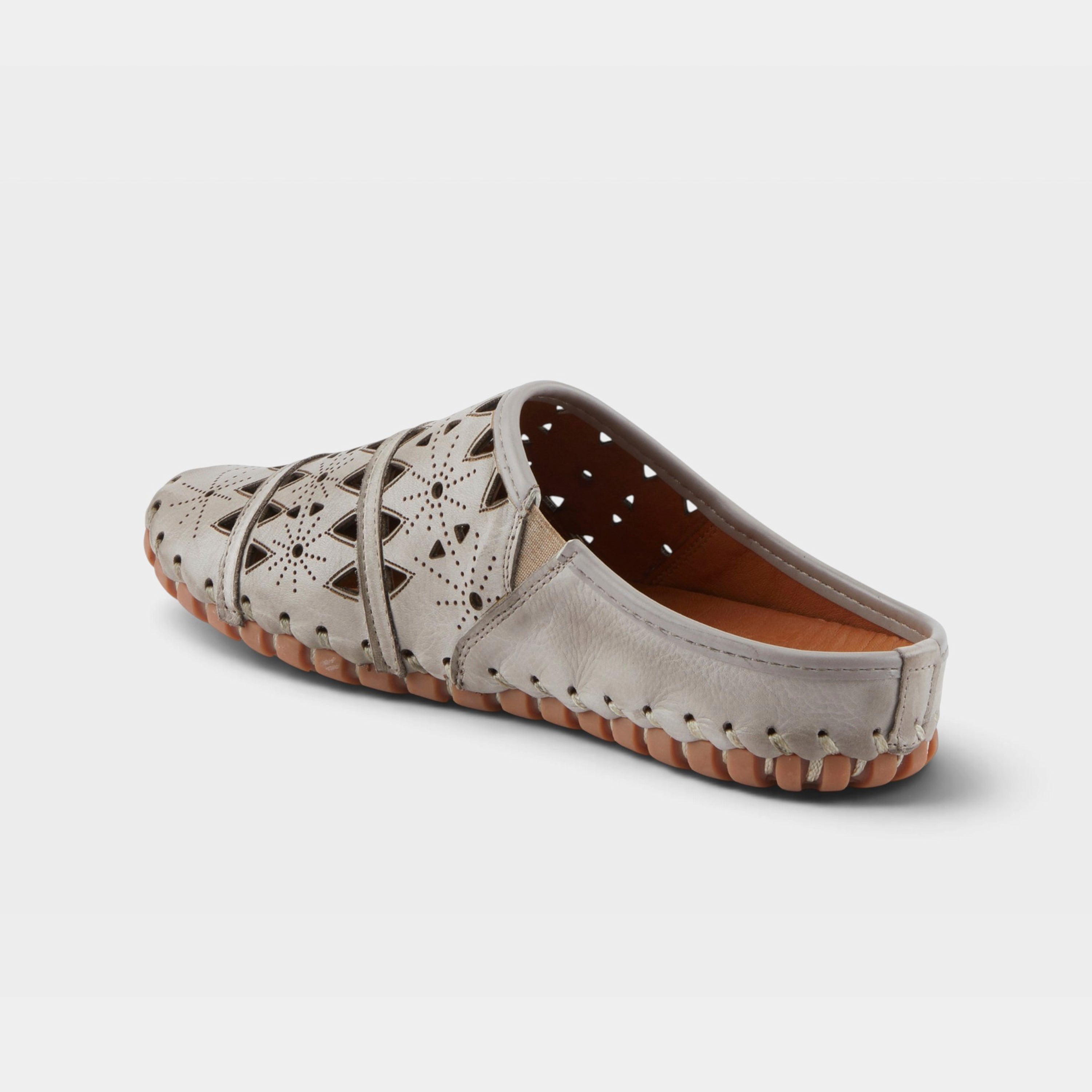 Spring Step Fusalide Grey Slip-On Clog Shoe