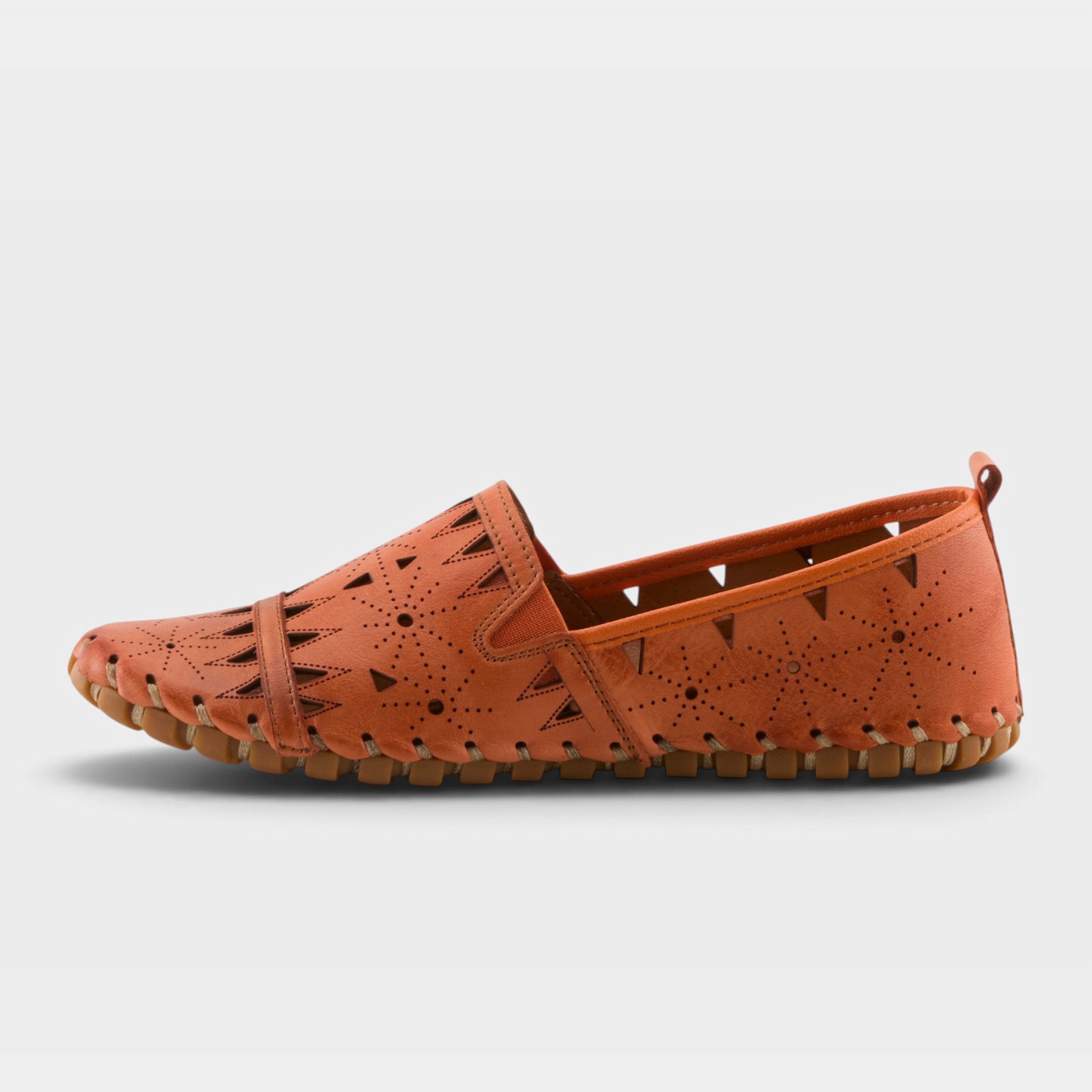 Spring Step Fusaro Orange Loafer Shoe