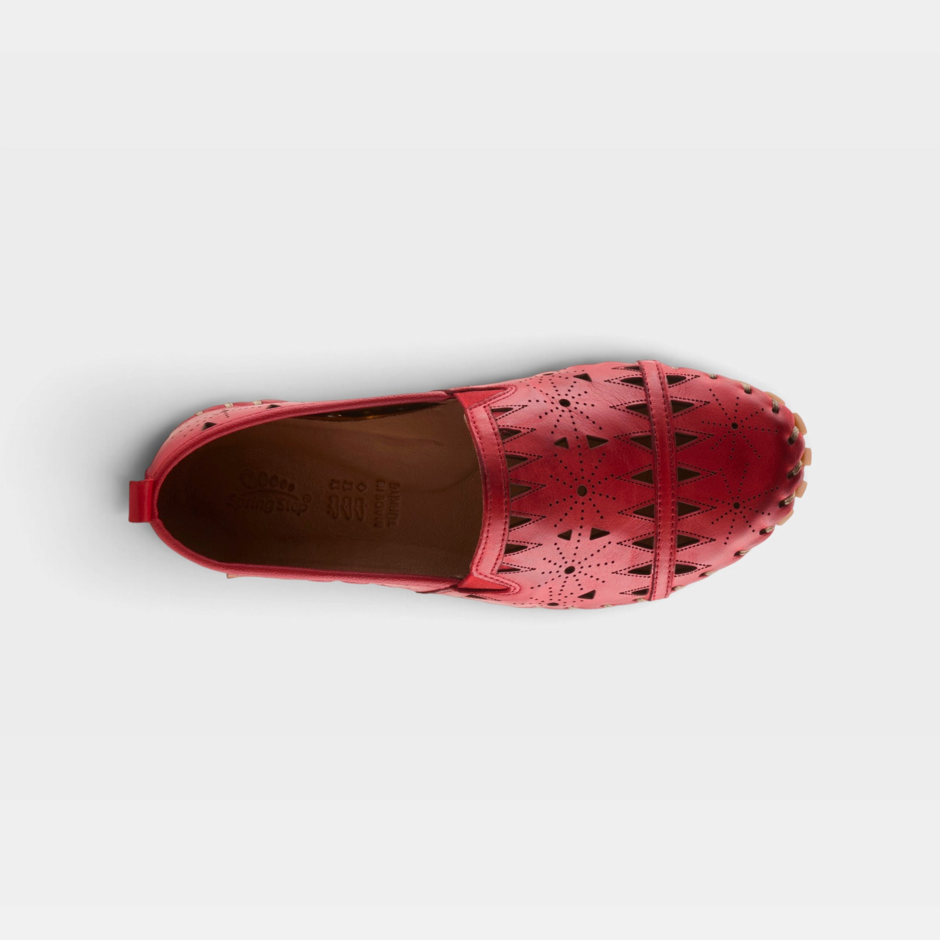 Spring Step Fusaro Red Loafer Shoe