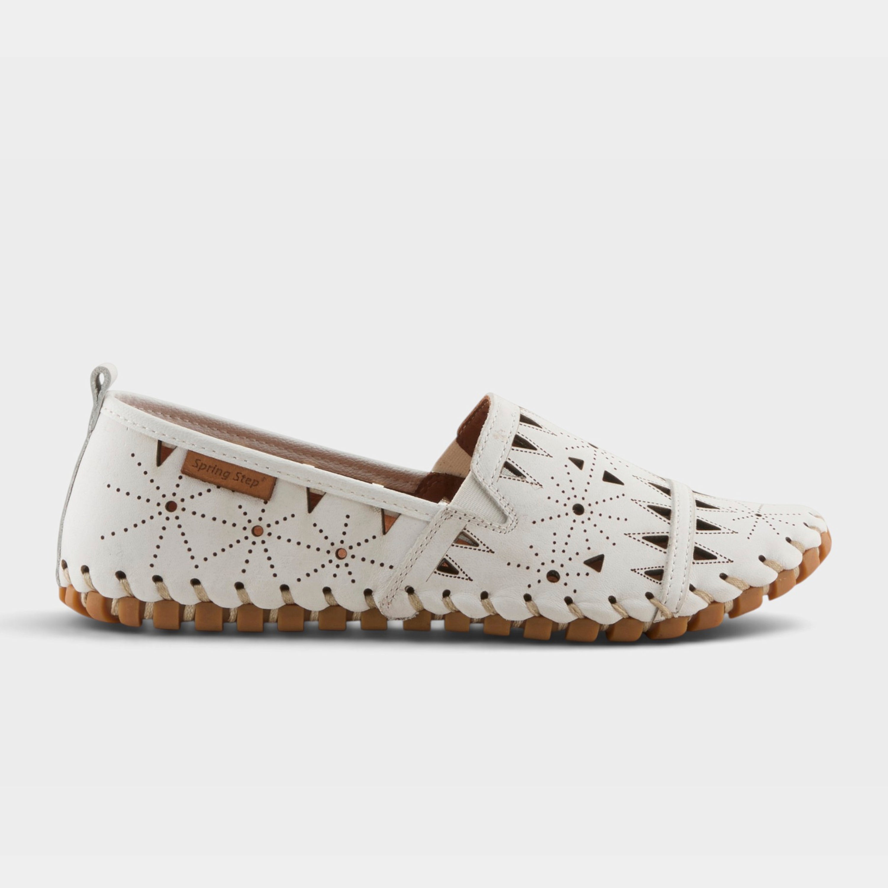 Spring Step Fusaro White Loafer Shoe