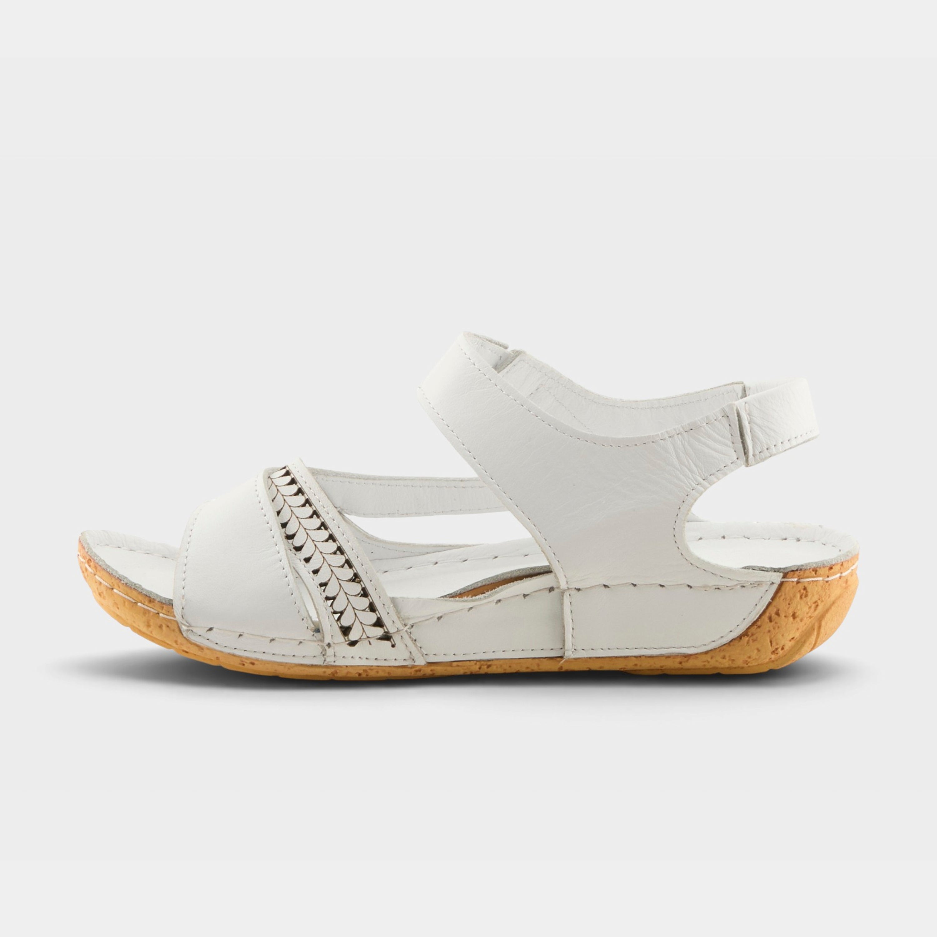 Spring Step Galaire White Sandal