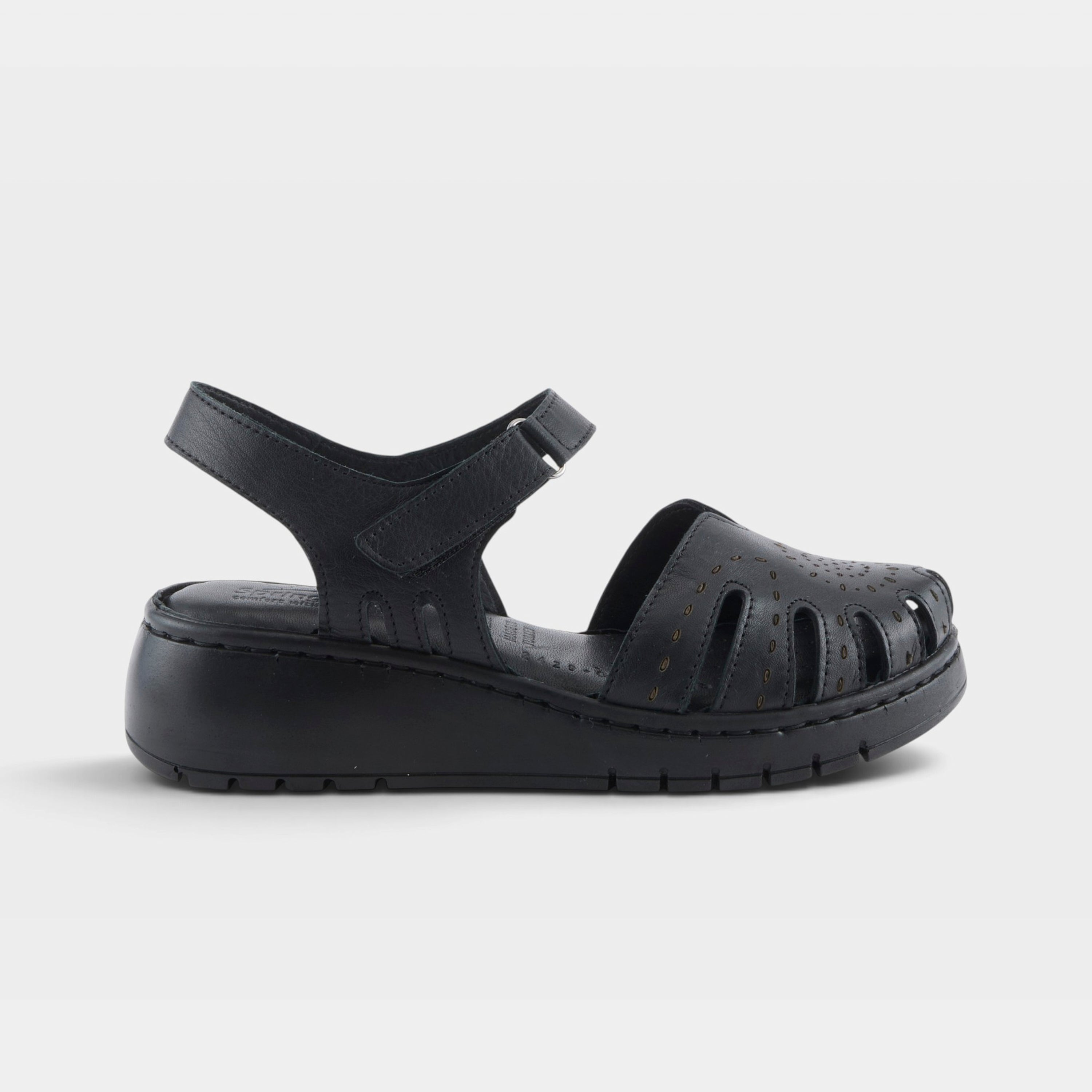 Spring Step Galavis Black Sandal