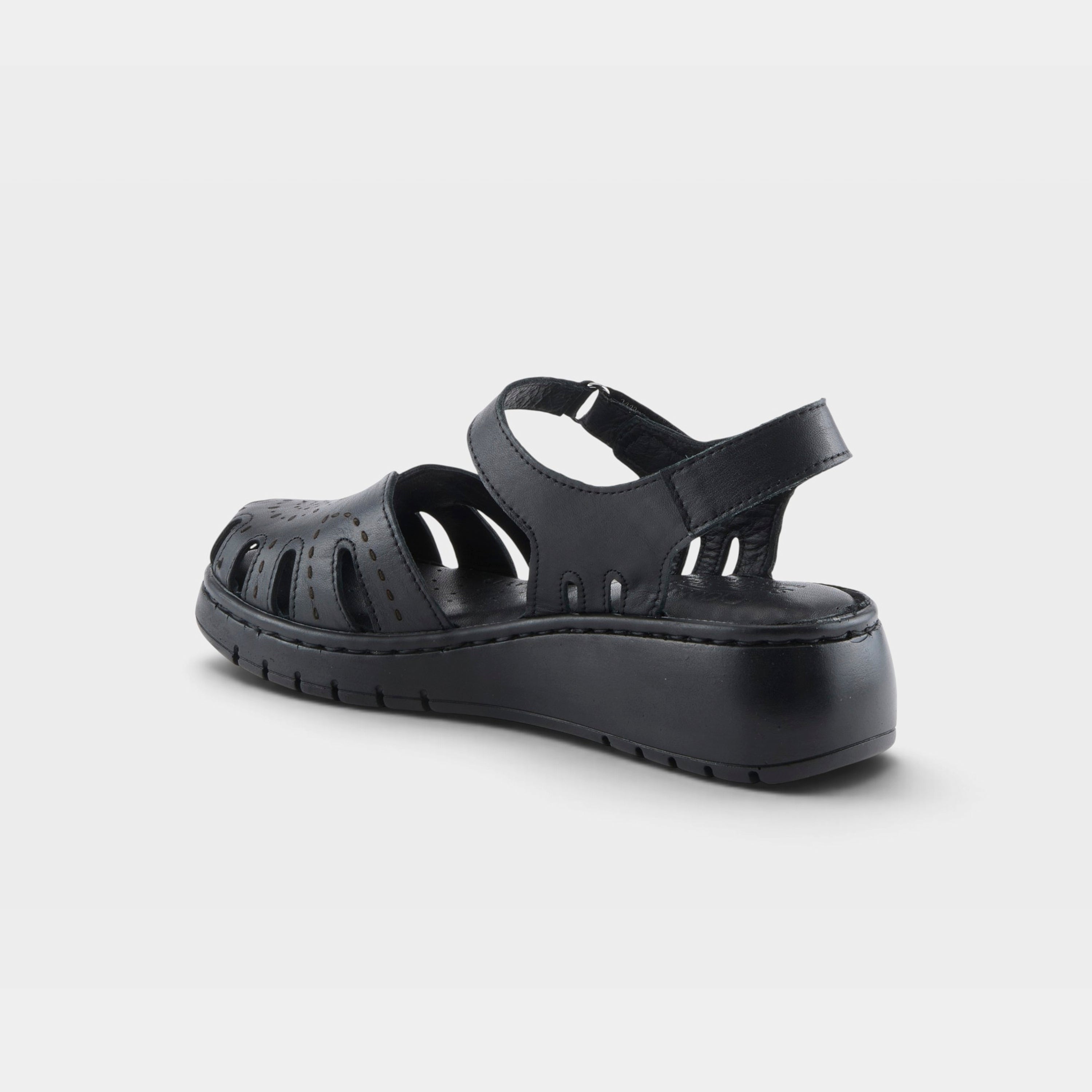 Spring Step Galavis Black Sandal
