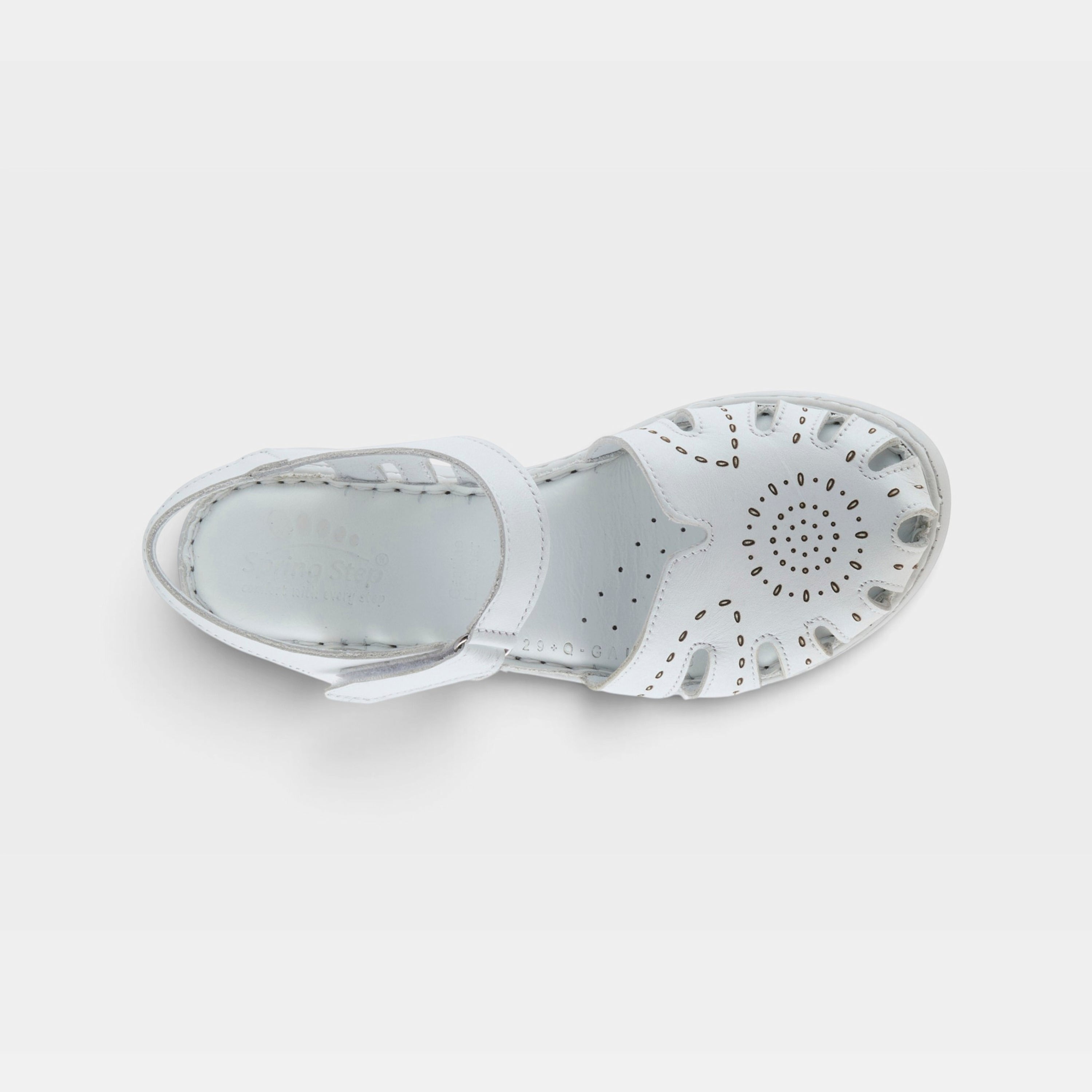Spring Step Galavis White Sandal