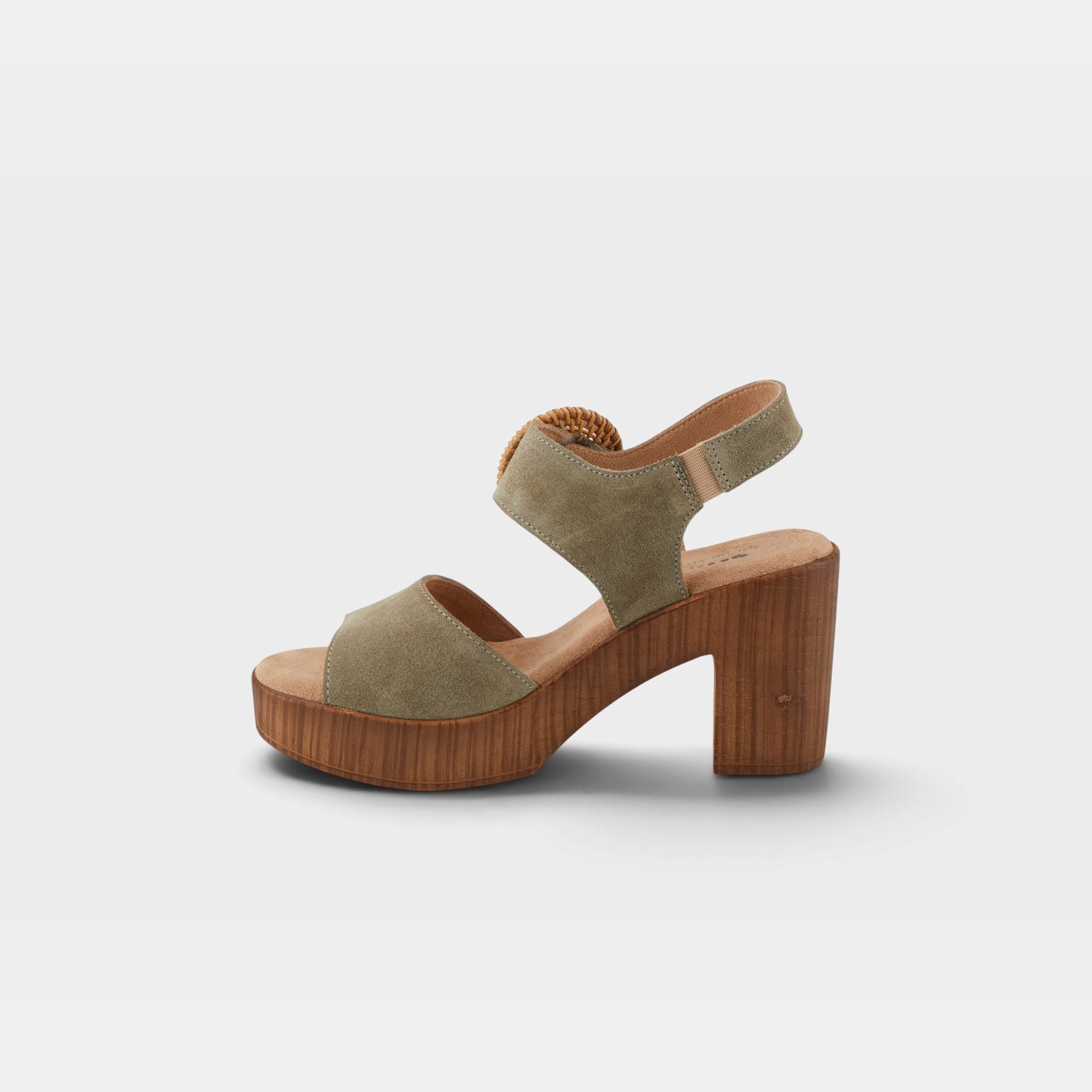 Spring Step Gamona Olive Suede Sandal