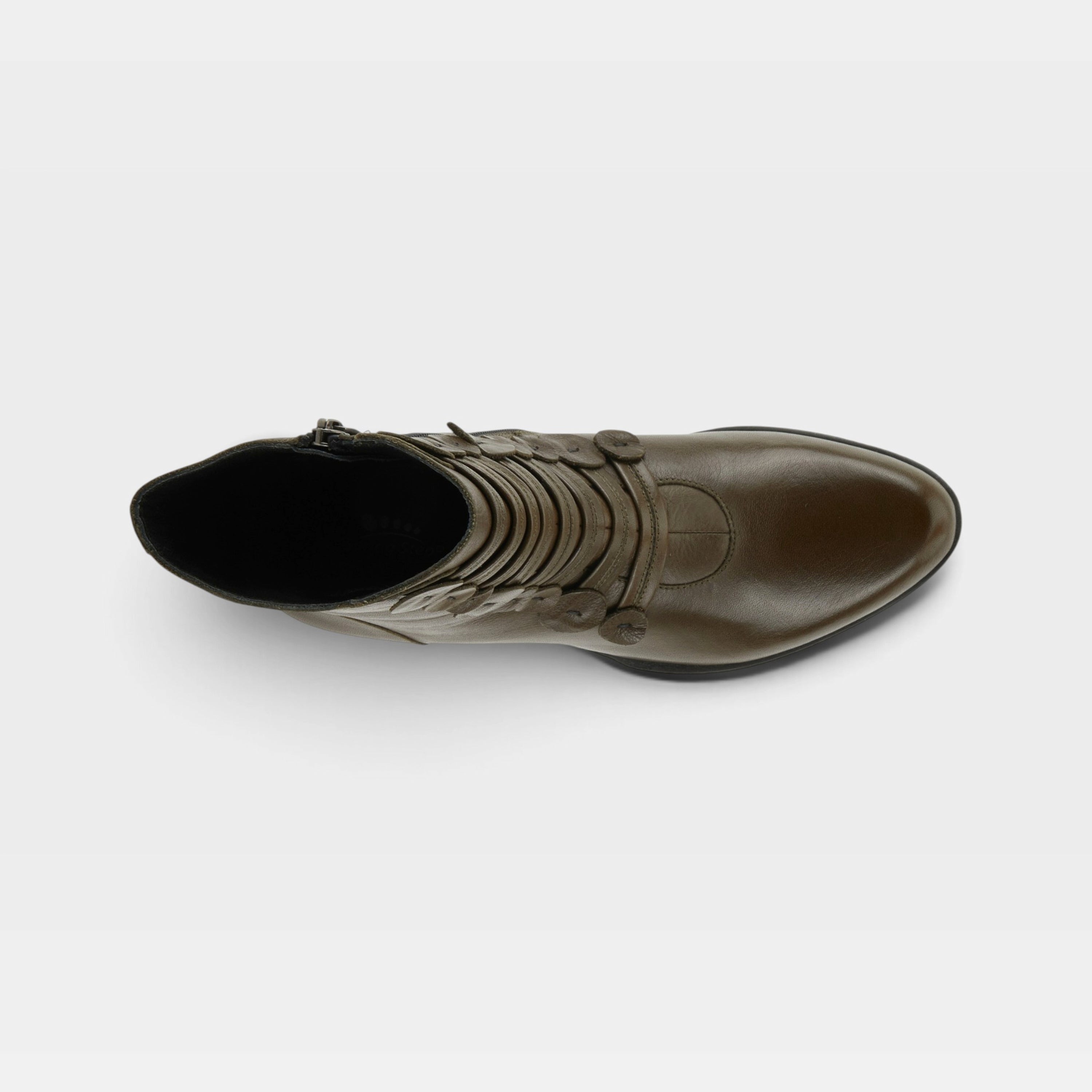 Spring Step Garibaldi Olive Green Bootie