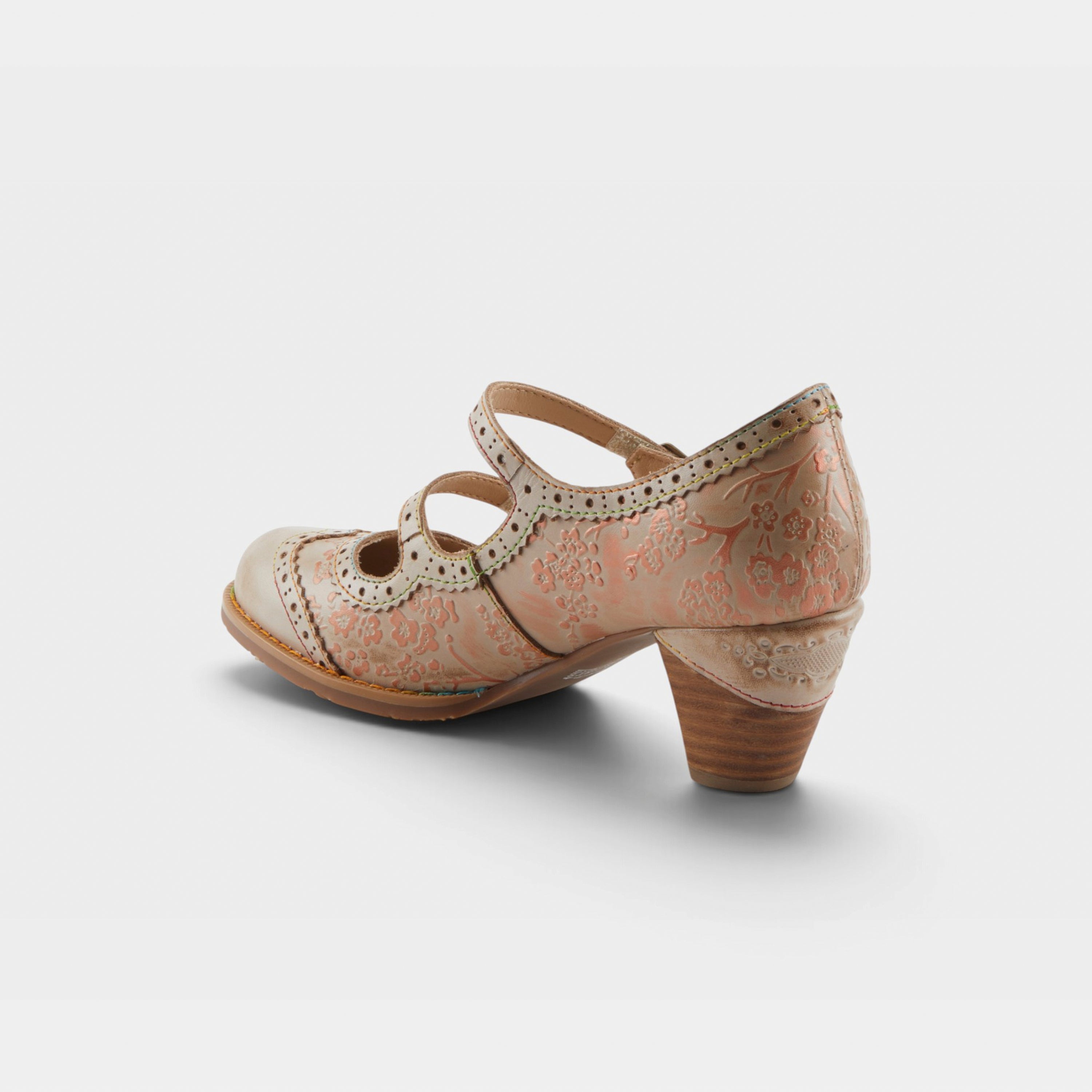 L'Artiste Gaviria shoes in Beige, alternate angle view