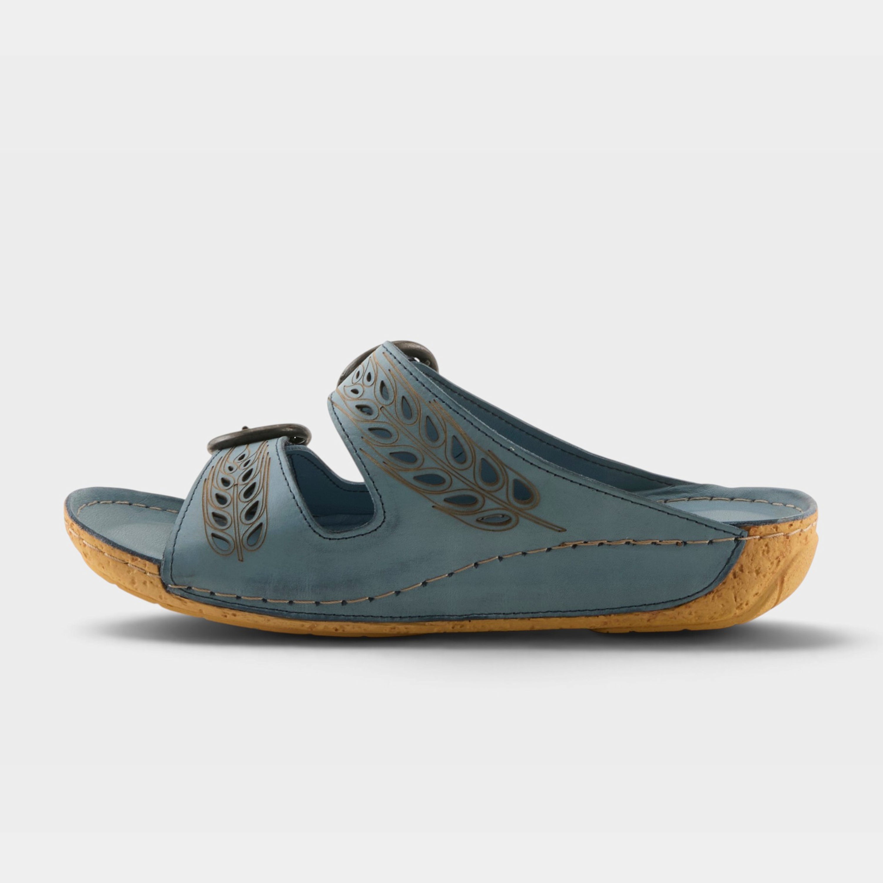 Spring Step Gelatia Blue Sandal